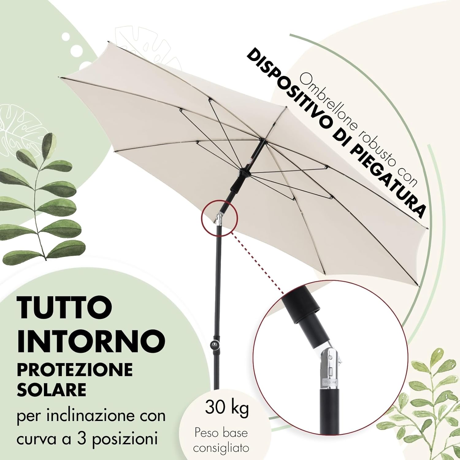 Doppler Ombrellone Rethink per Balcone e Terrazzo - immagine 4