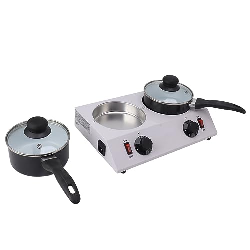 Wakects Macchina Elettrica per Fusione Cioccolato 2 Serbatoi