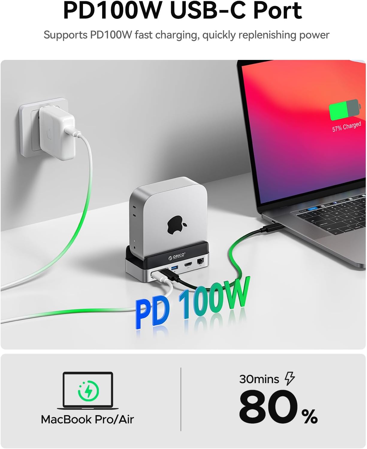 Orico MiniDock 1TB SSD Esterno per Mac mini M4 - immagine 7