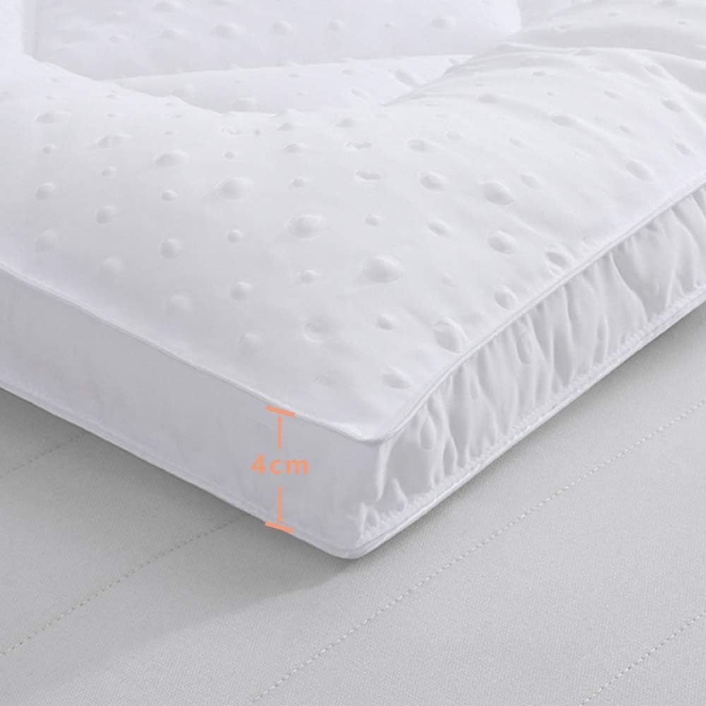 Beedsooth Topper Matrimoniale 160x190cm, Bianco - immagine 4