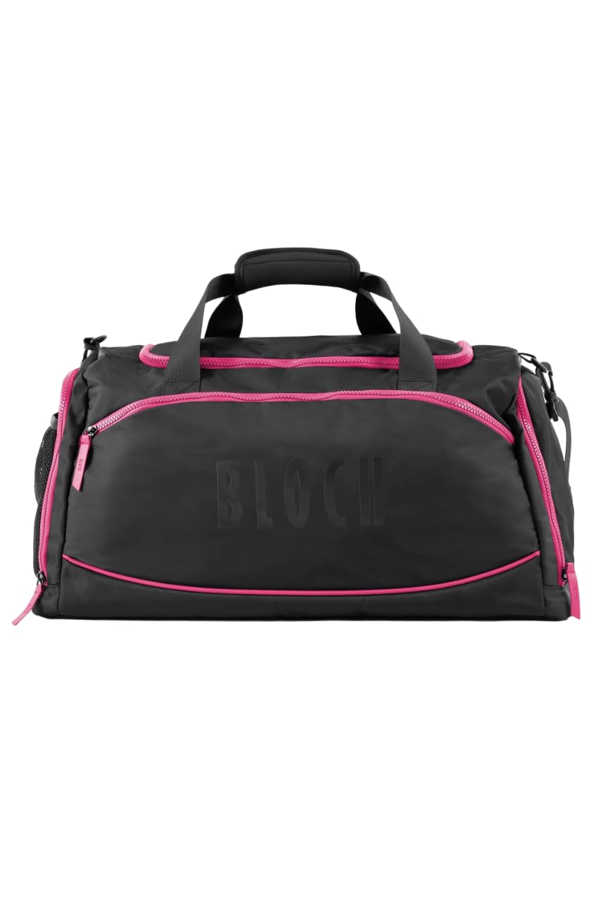 Borsa da Ballo Troupe A5328 per Bloch Sport Danza Classica Relax Allenamento Fitness Palestra Borsone Borse Borsoni Saggio Scarpe Ballerina Ballerino (Fucsia, H 28 x L 55 x P 29 cm)