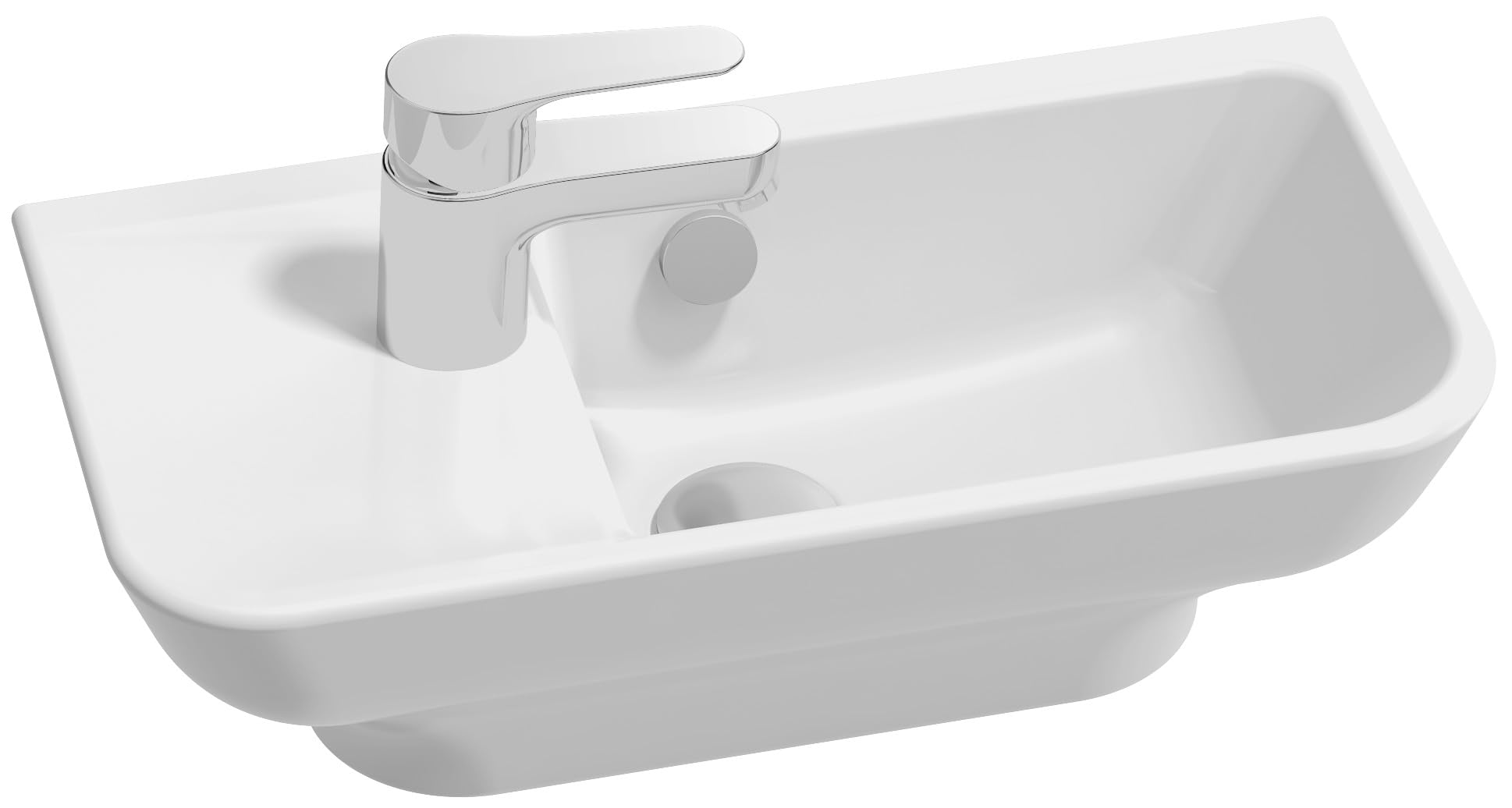 Jacob Delafon Struktura - Lavabo Compatto 50x26 cm