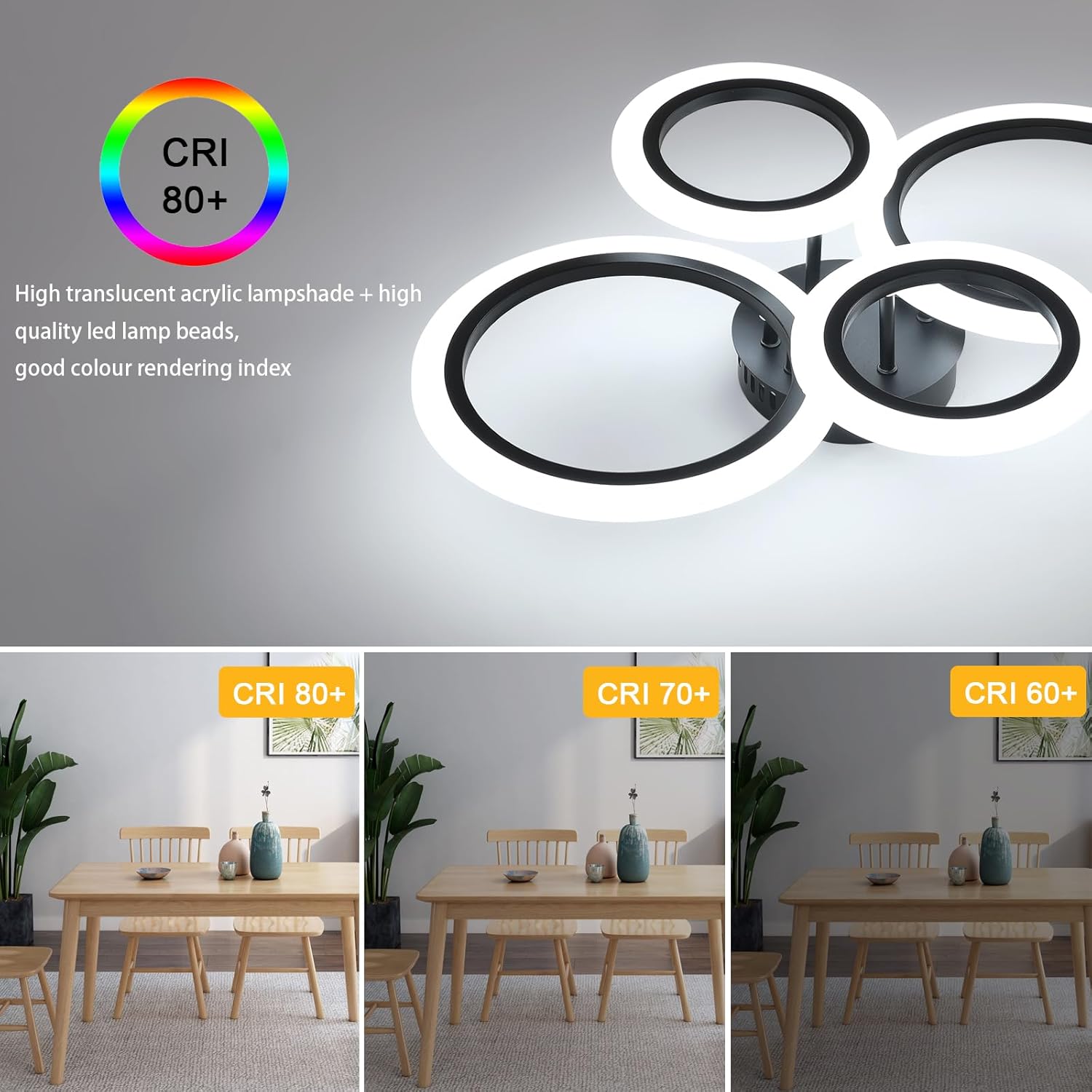 Delipop Plafoniera LED Soffitto Dimmerabile 32W - immagine 6