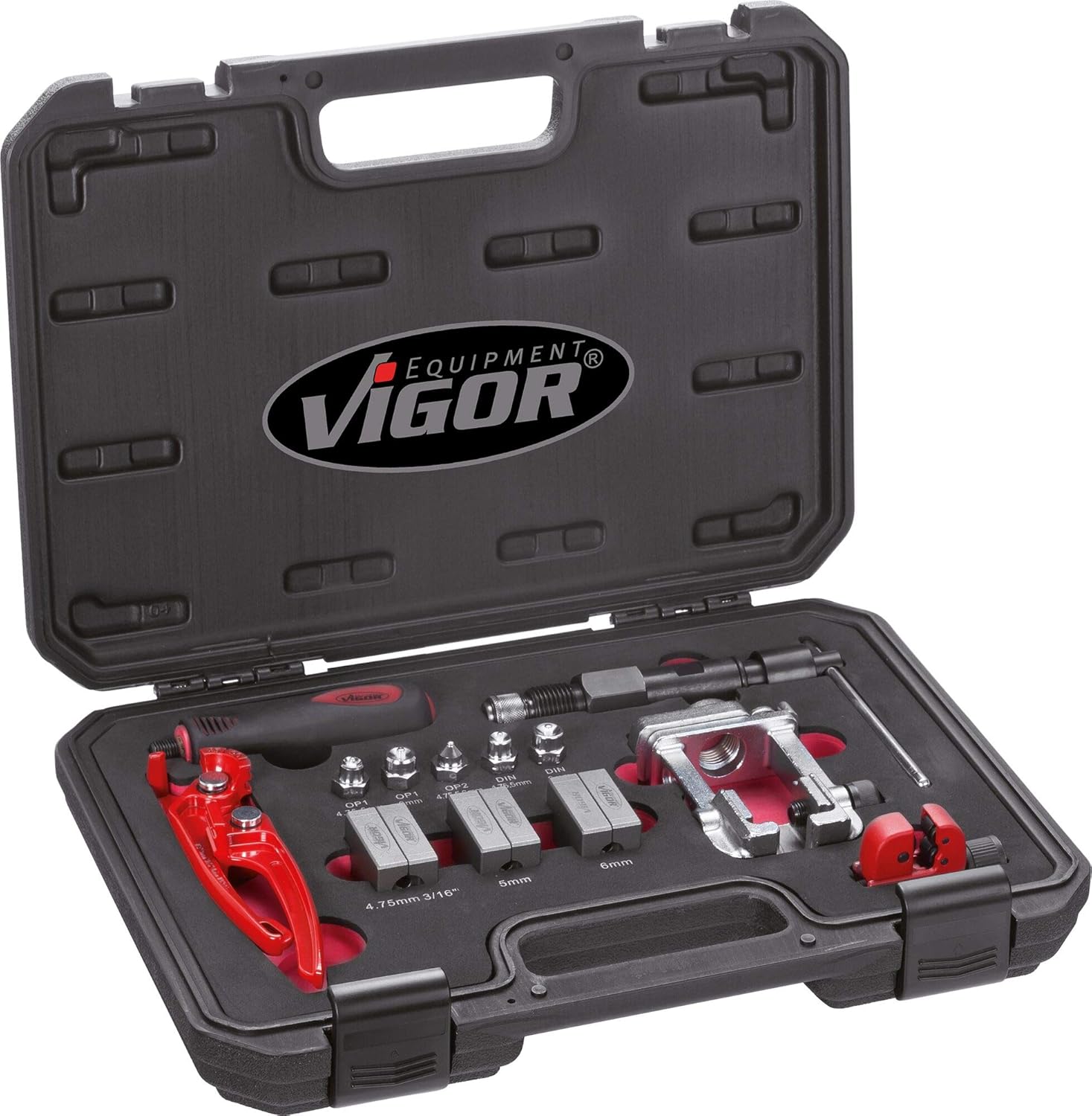 Vigor V1728 - Set Utensili per Svasare 13 Pezzi