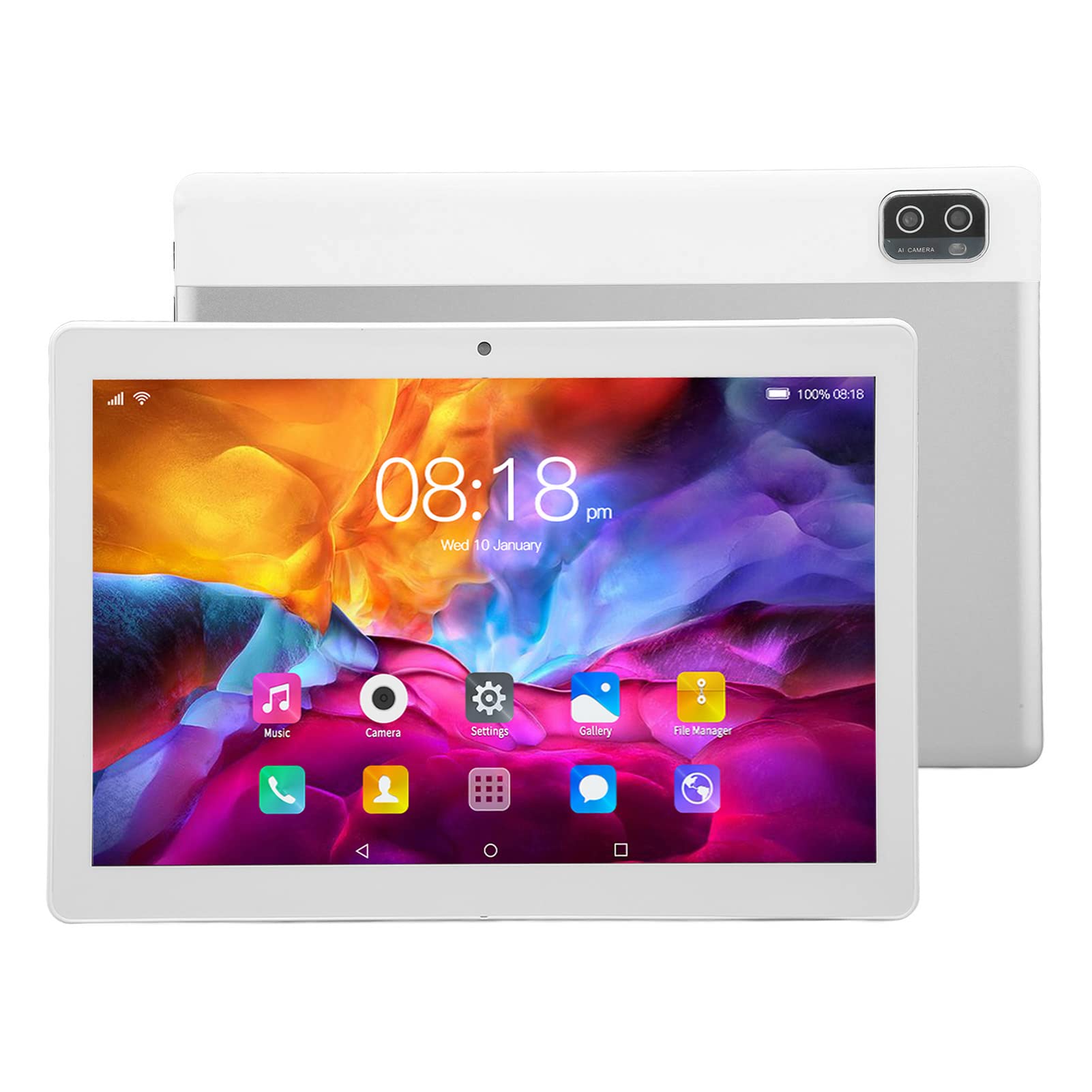 Estink Tablet PC 10.1 Pollici Argento con WiFi 5G