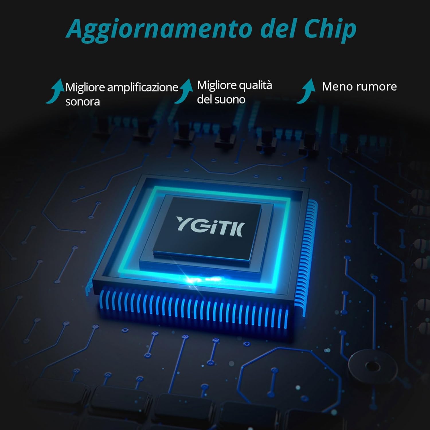 Ygitk Amplificatore Cuffie Professionale 4 Canali Portatile - immagine 6