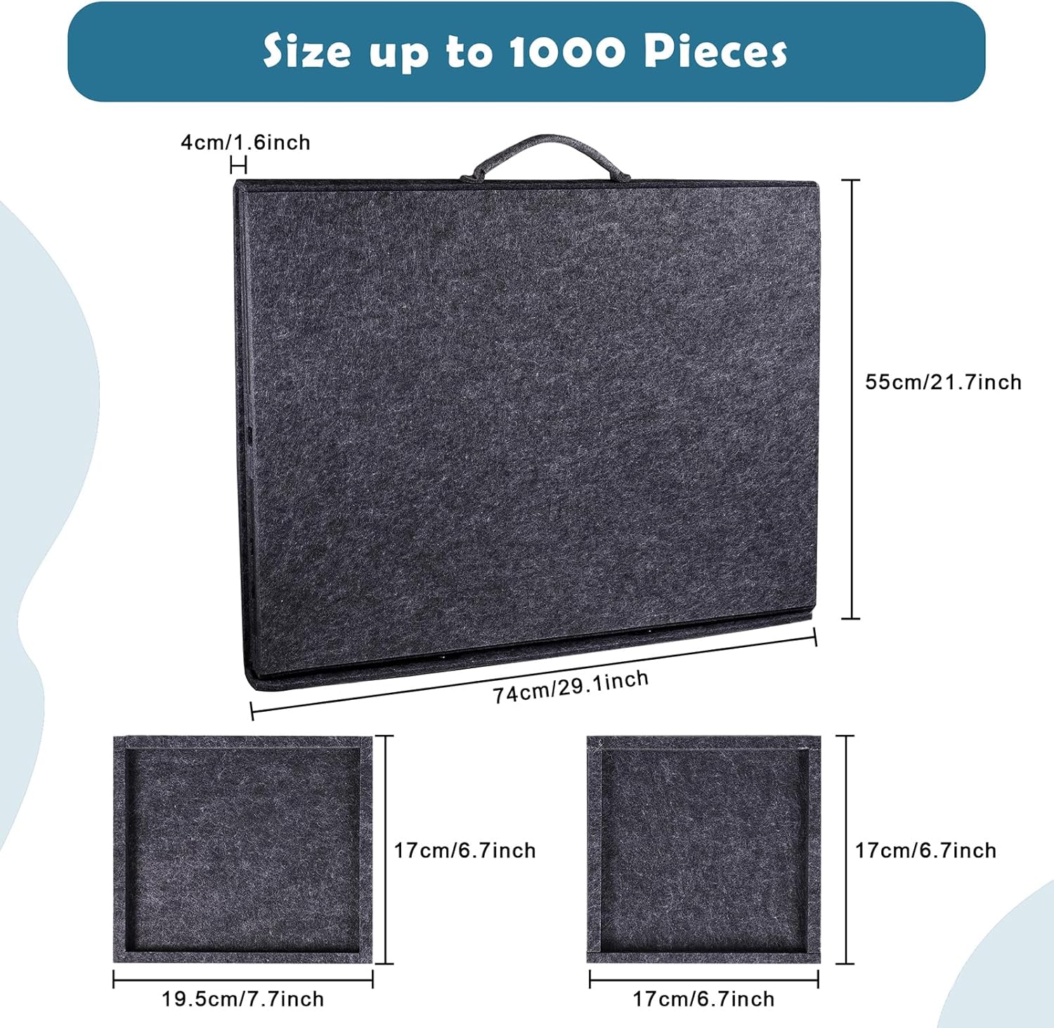 Pllieay Tavolo Puzzle con 6 Cassetti di Smistamento - immagine 5