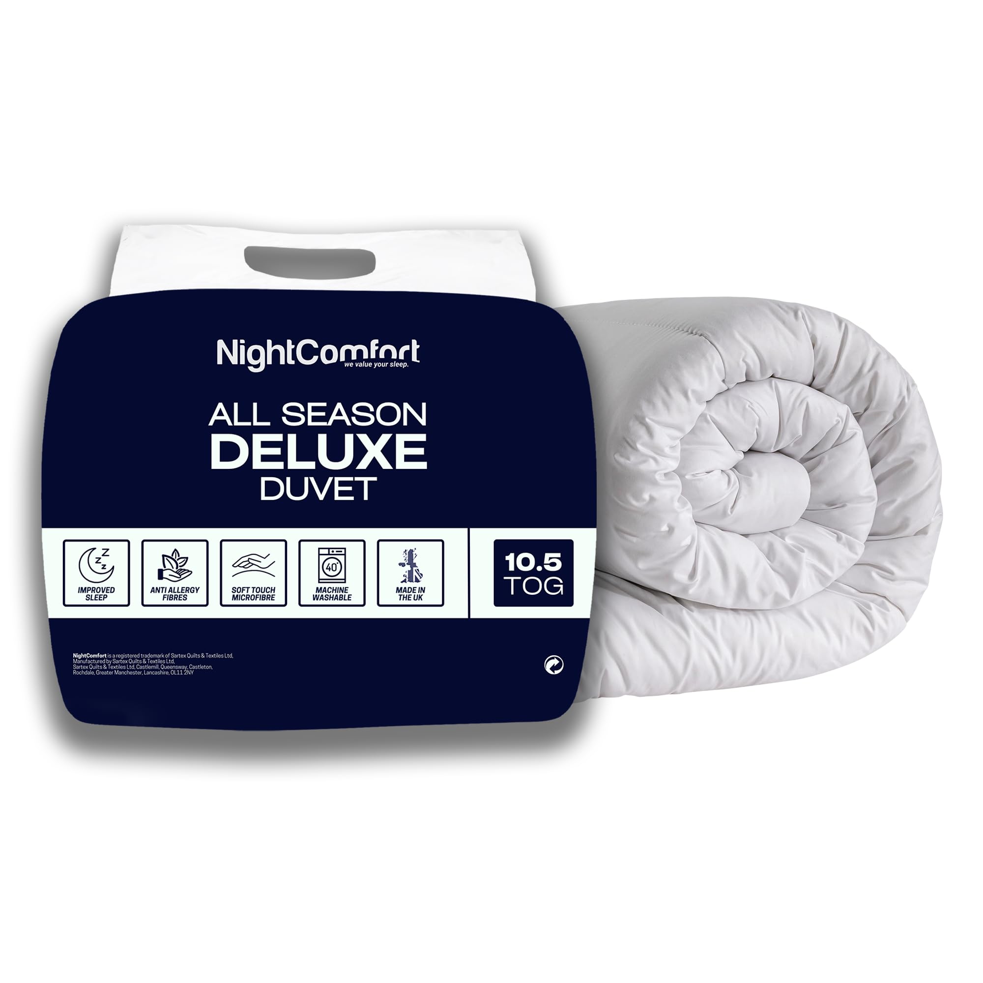 Night Comfort Piumino Anallergico 10,5 tog Matrimoniale