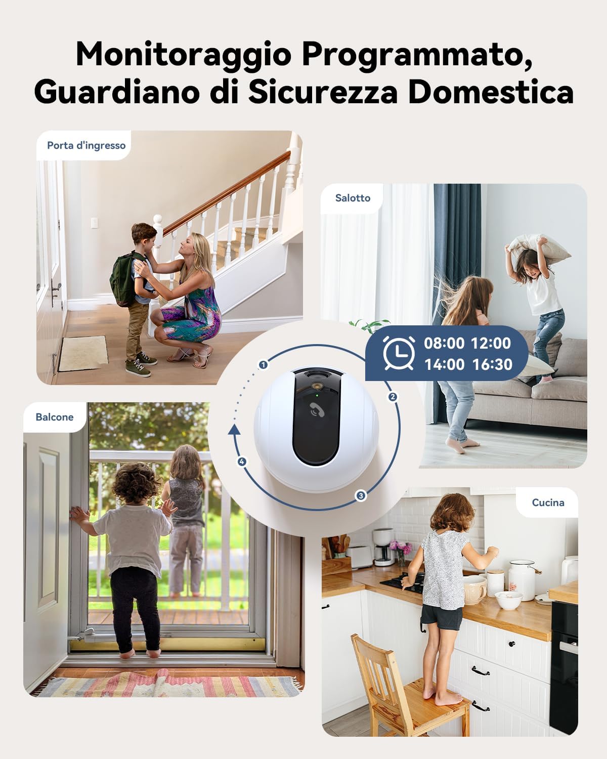 Imou 3K Telecamera WiFi Interno 5MP con Chiamata One-Touch - immagine 11