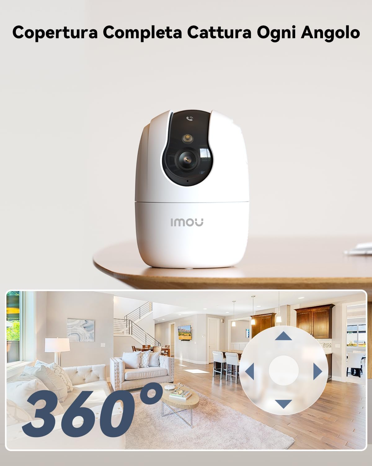 Imou 3K Telecamera WiFi Interno 5MP con Chiamata One-Touch - immagine 6