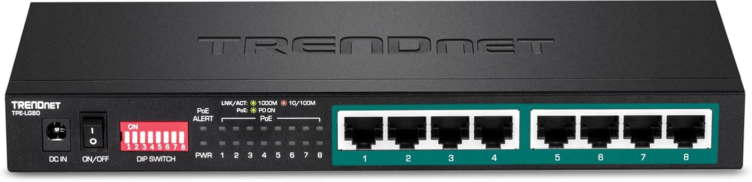 Trendnet TPE-LG80 PoE+ Switch - immagine 5