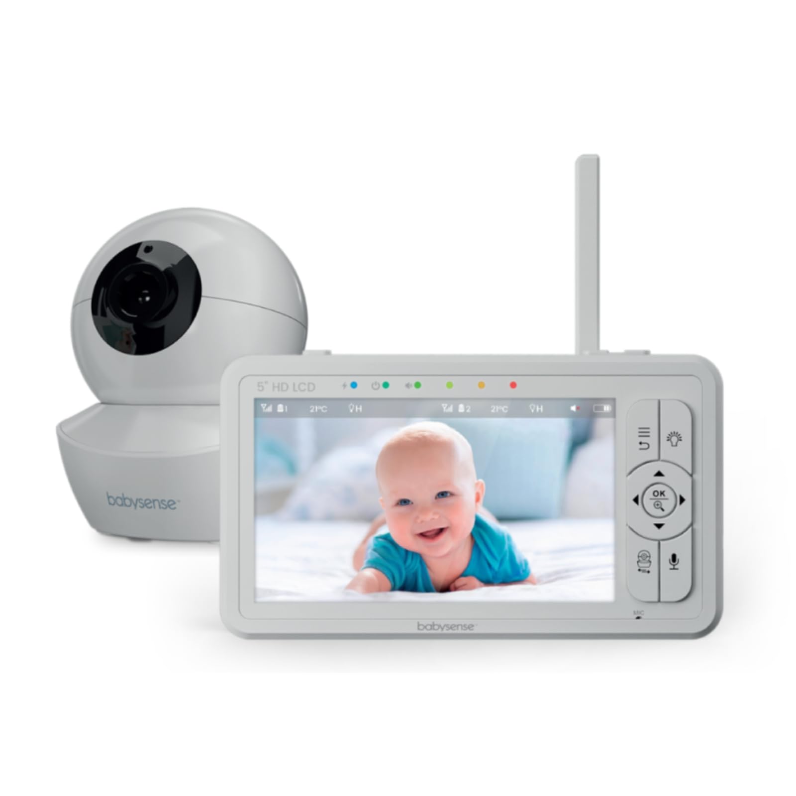 Babysense HD S2 Babyphone Camera 5" HD 720p