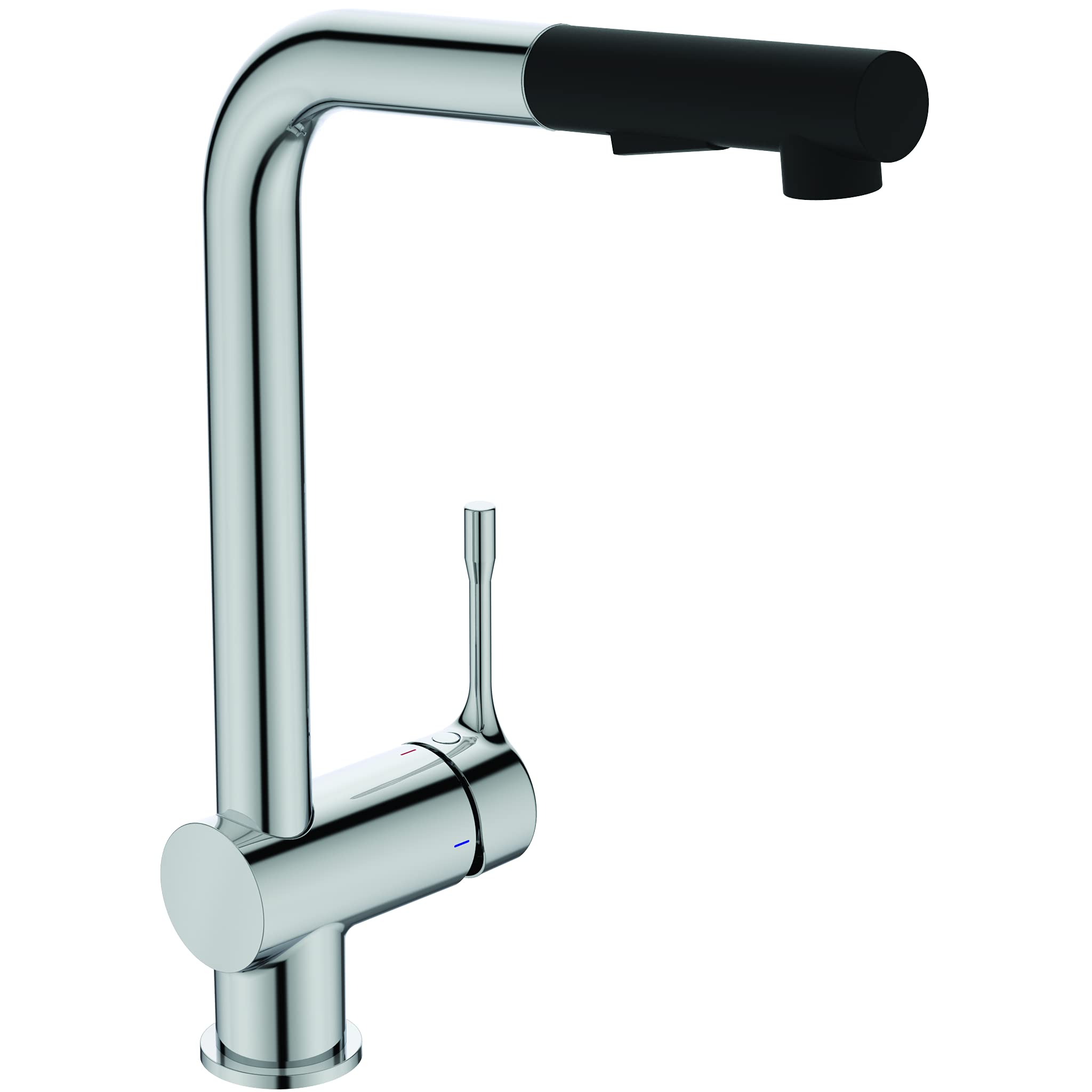 Ideal Standard Kolva BC476AA - Miscelatore lavello doccia, Nero opaco