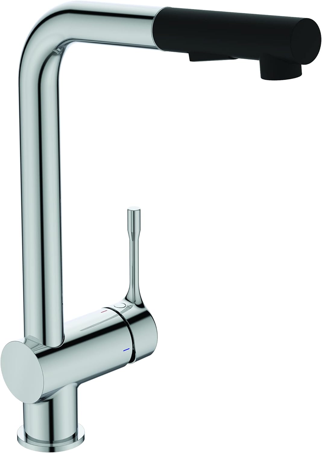 Ideal Standard Kolva BC476AA - Miscelatore lavello doccia, Nero opaco - immagine 1