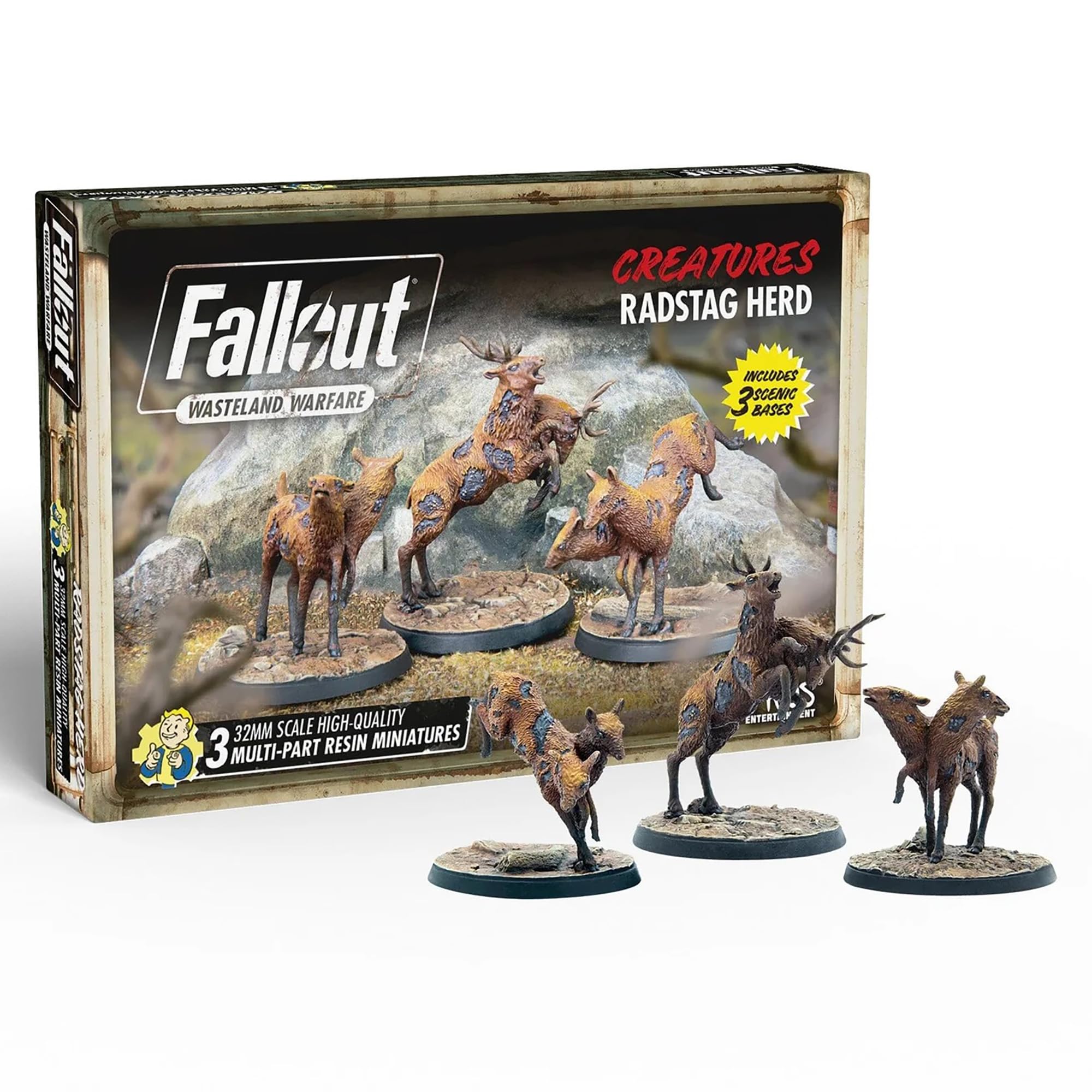 Modiphius Entertainment Fallout Wasteland Warfare - Radstag Herd