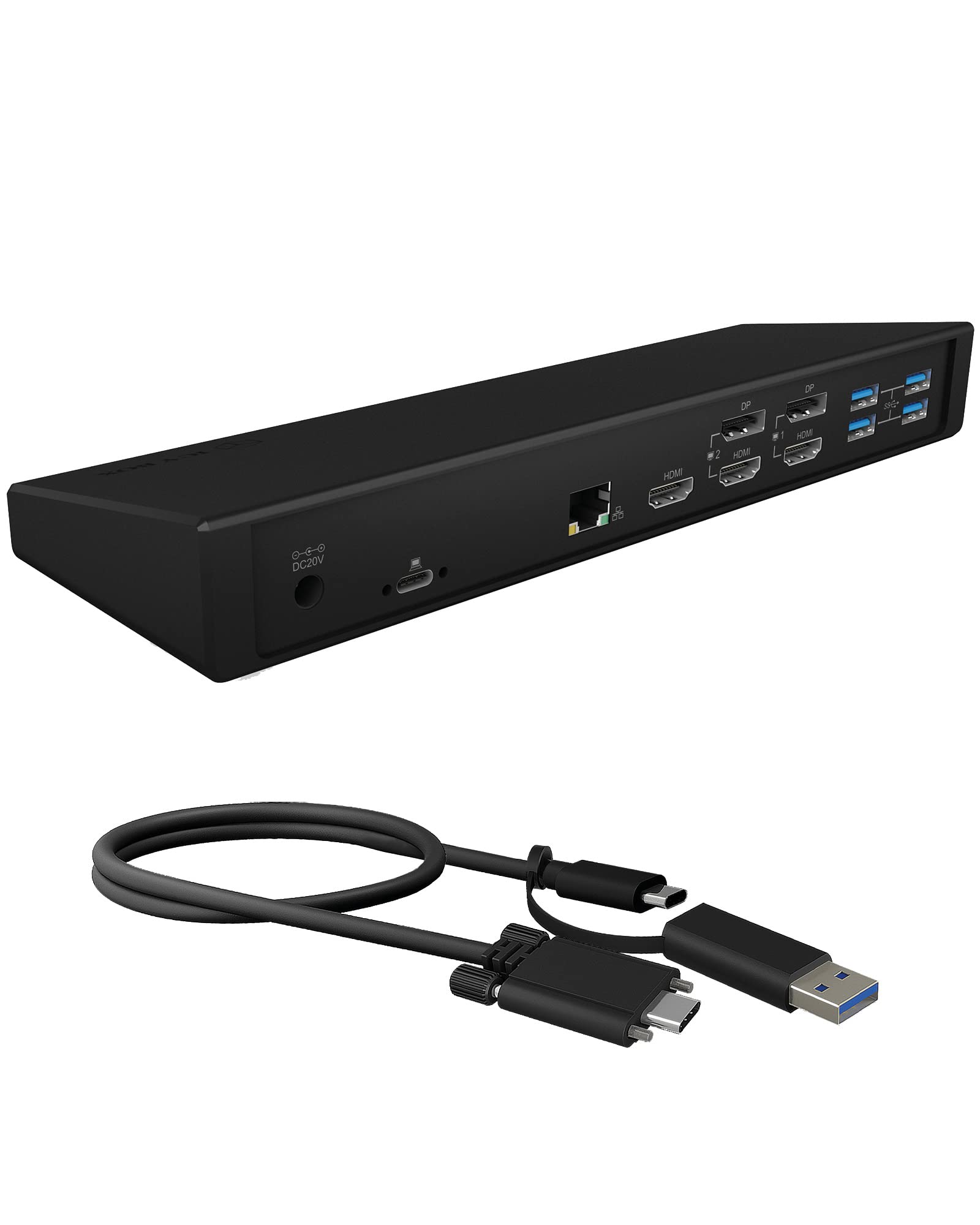 Icy Box Docking Station USB-C 14-in-1 DisplayLink | Velz