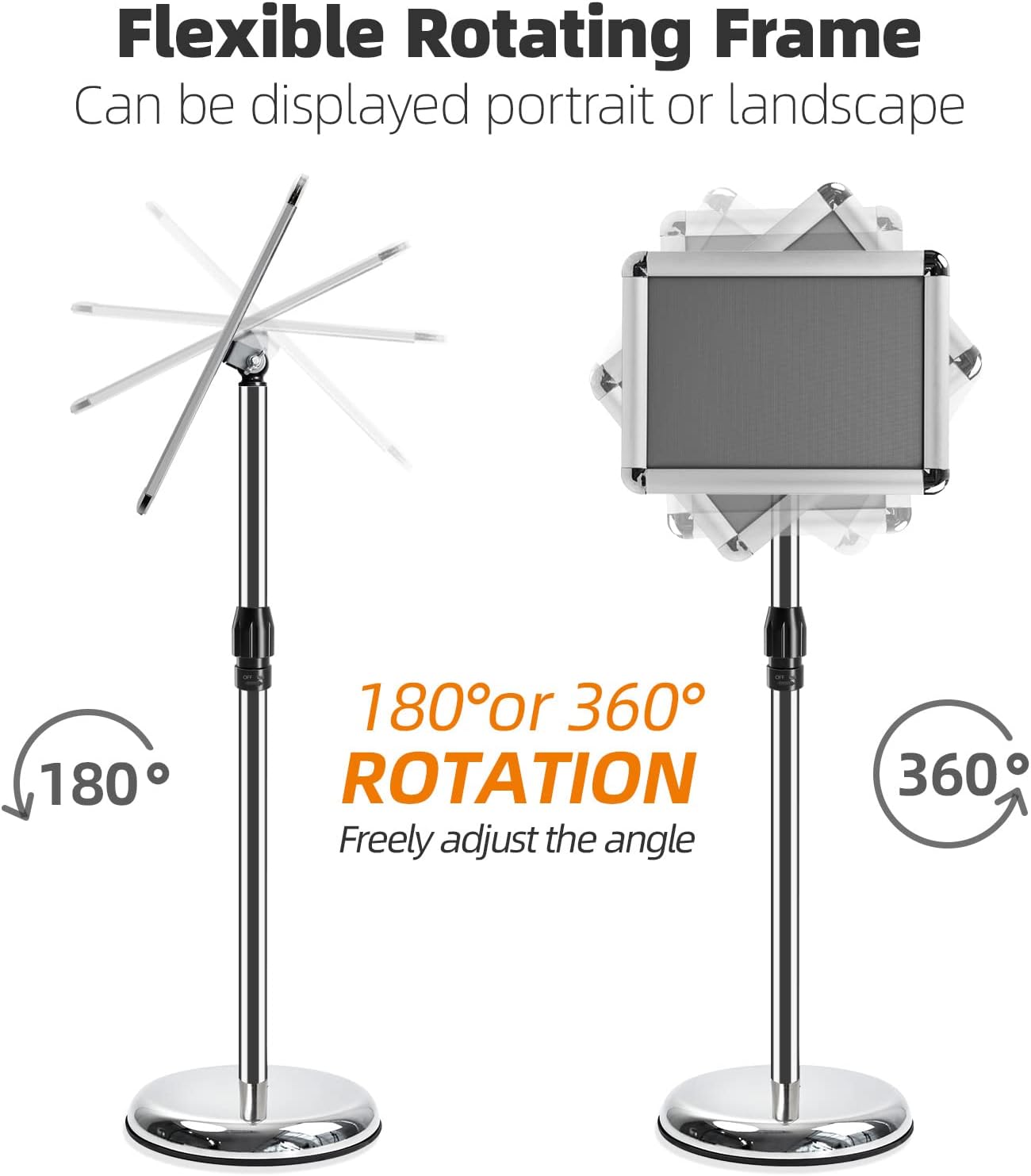Supporto Espositore Regolabile per Poster A4 - immagine 5