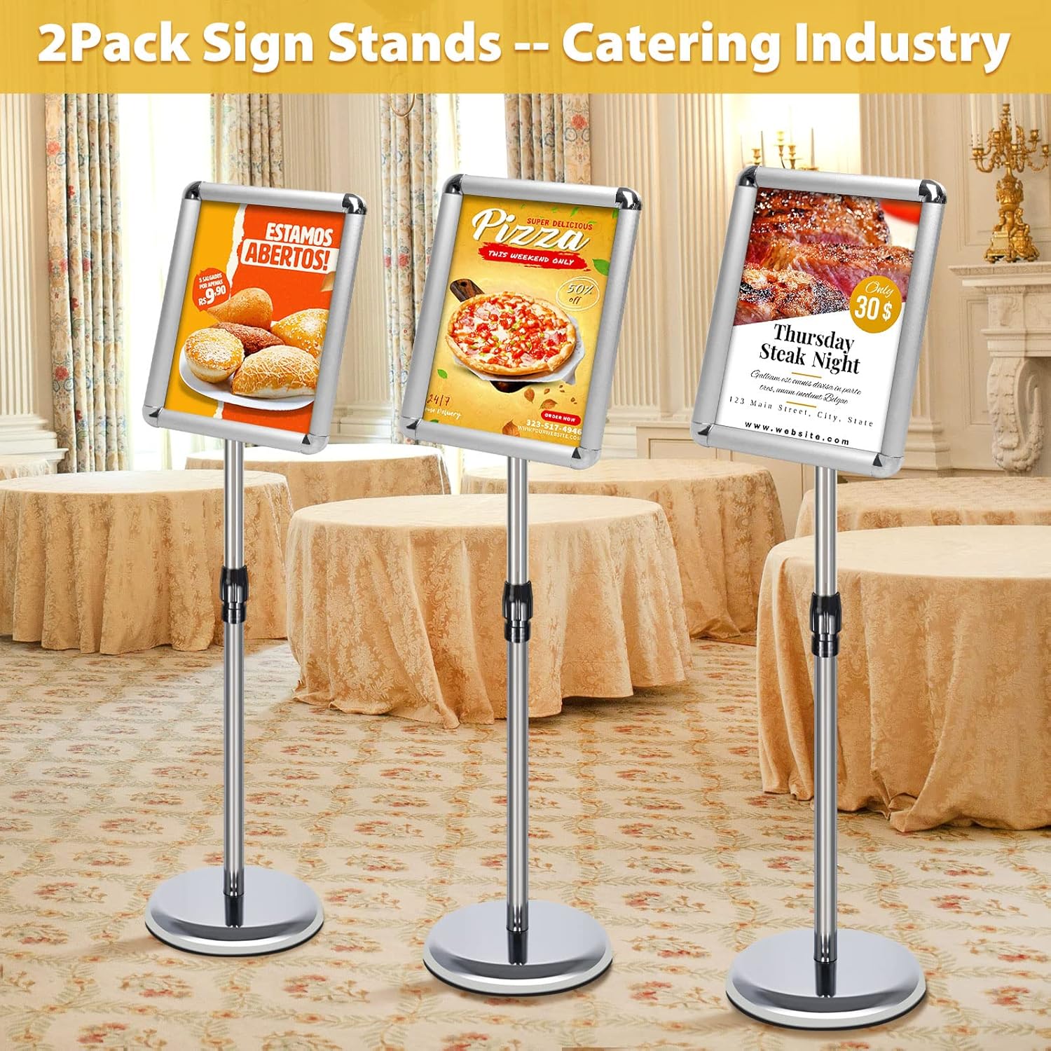 Supporto Espositore Regolabile per Poster A4 - immagine 8