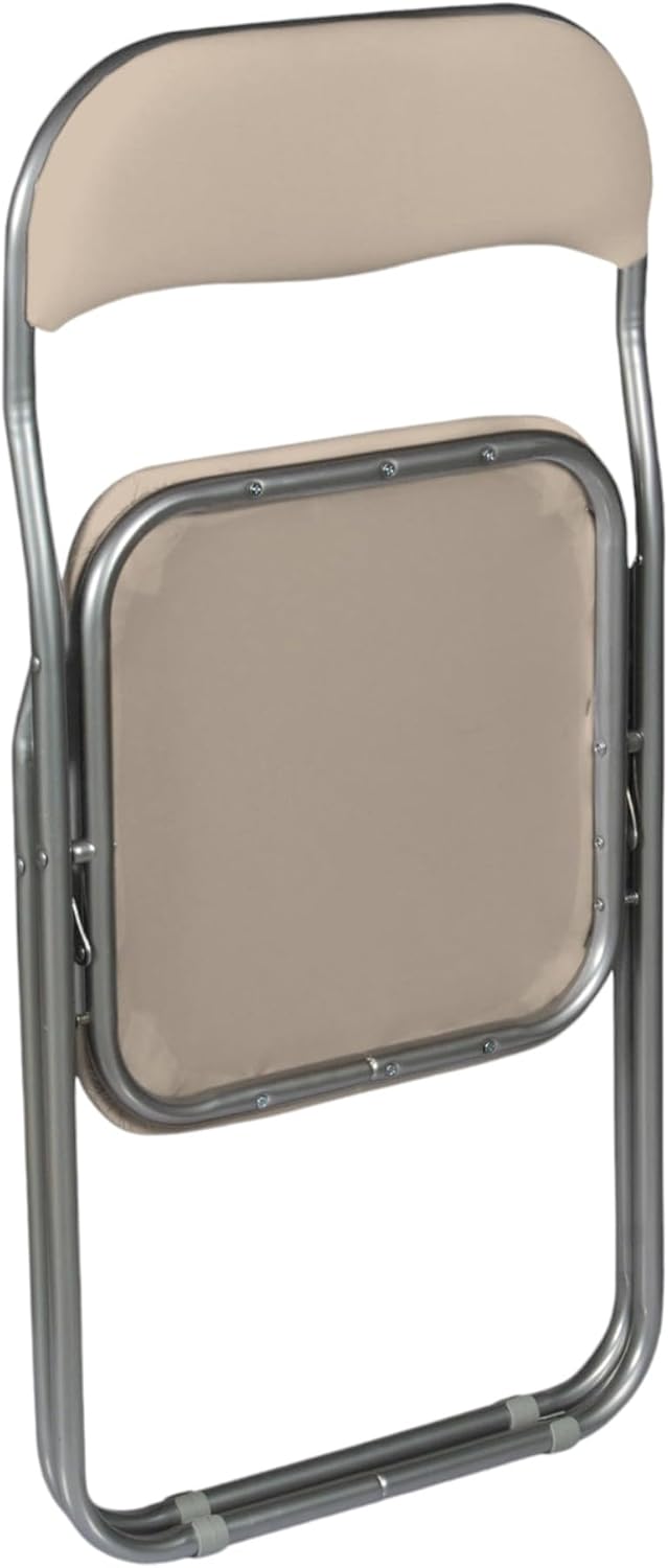 Dmora Sedia Pieghevole Salamanca - Set di Sei, Beige - immagine 4