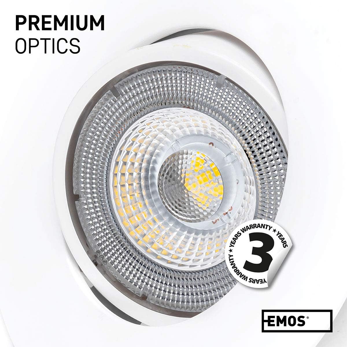 Emos Exclusive Faretti LED da Incasso 5W (6 pz) - immagine 8