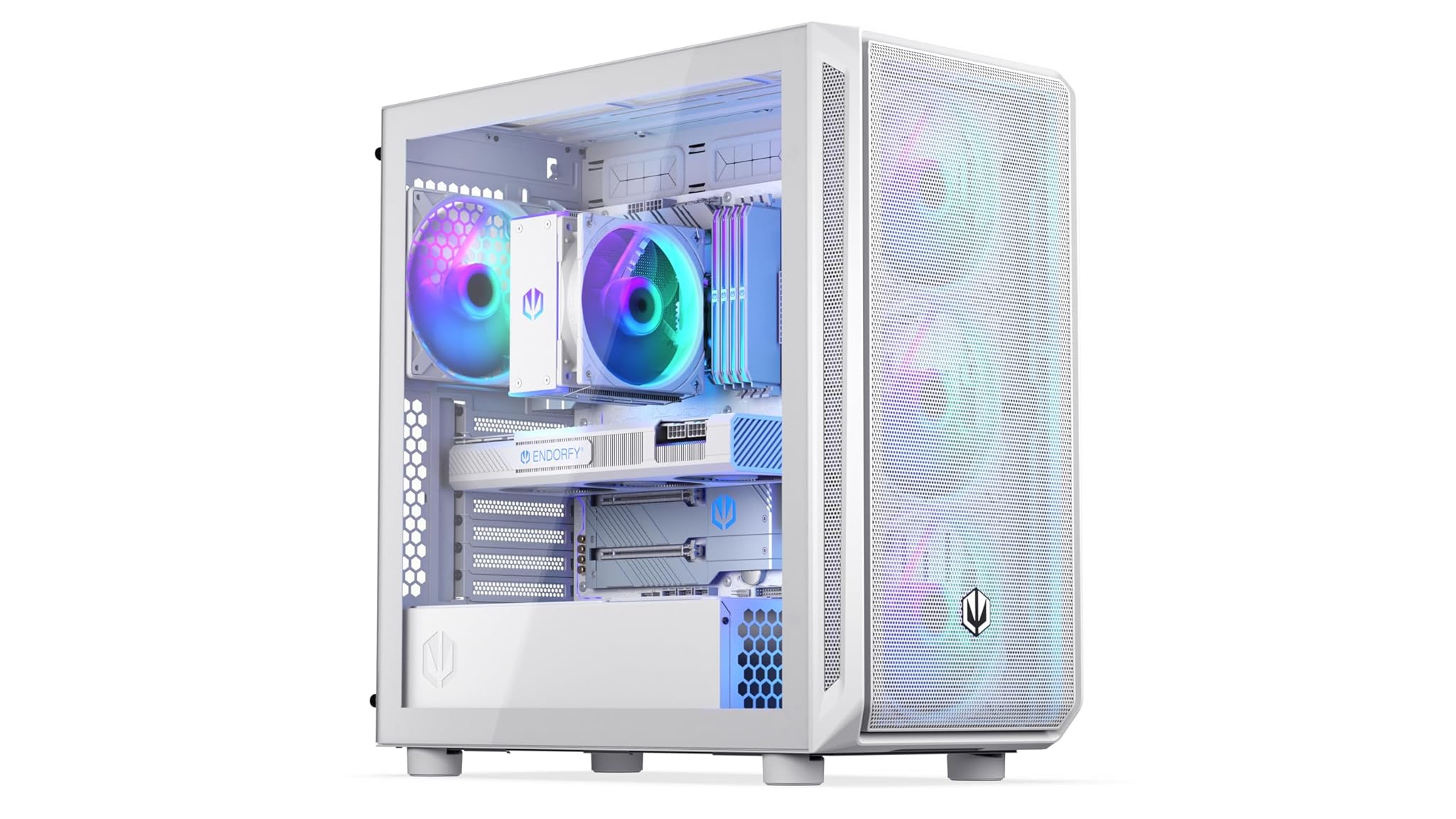 Endorfy Arx 700 White ARGB - Case PC Gaming ATX