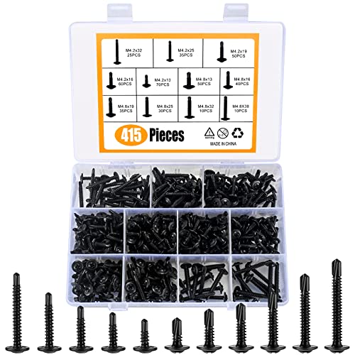 Viti Autoperforanti a Testa Rotonda 415 Pezzi