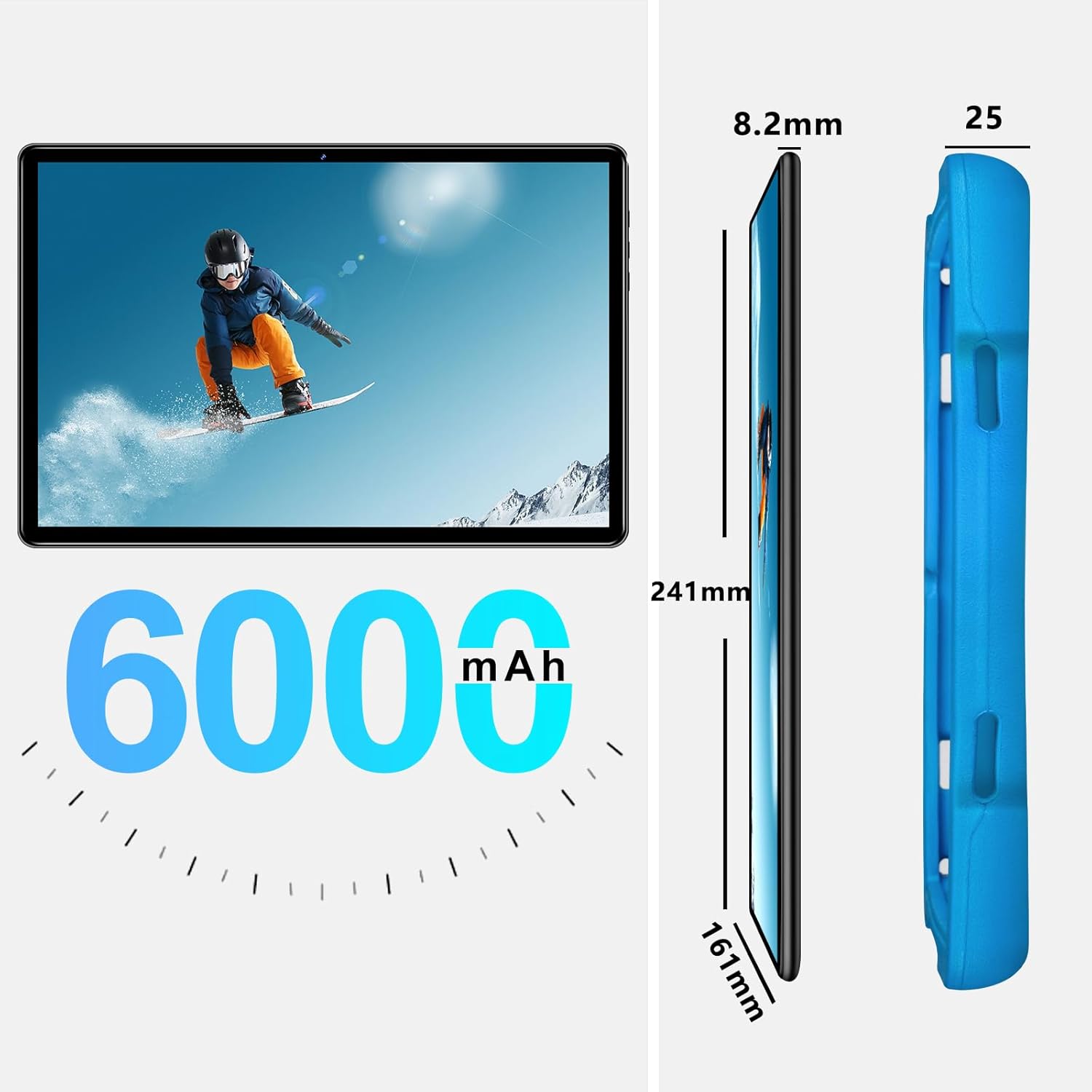 Aocwei X700 Tablet Android 13 per Bambini 10" Blu - immagine 5