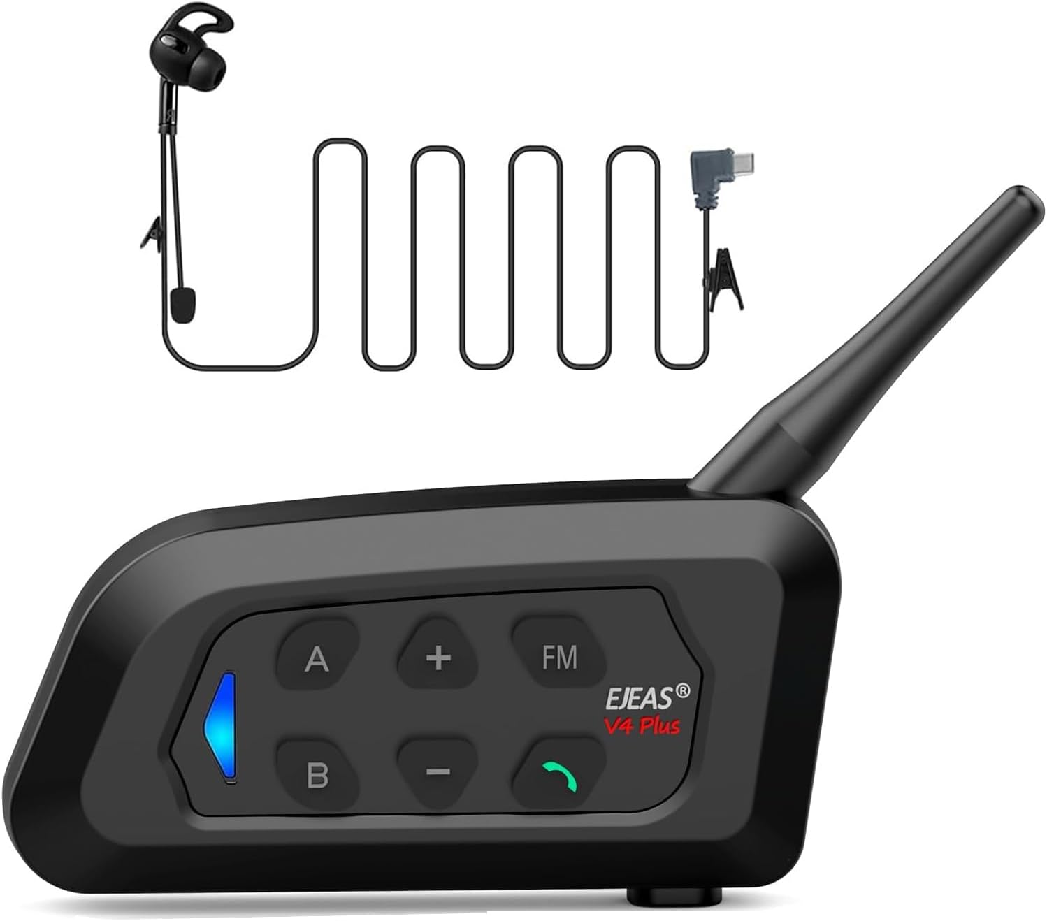 Vfound V4 Plus - Intercom Moto Bluetooth 1.500m (1 pezzo) - immagine 1