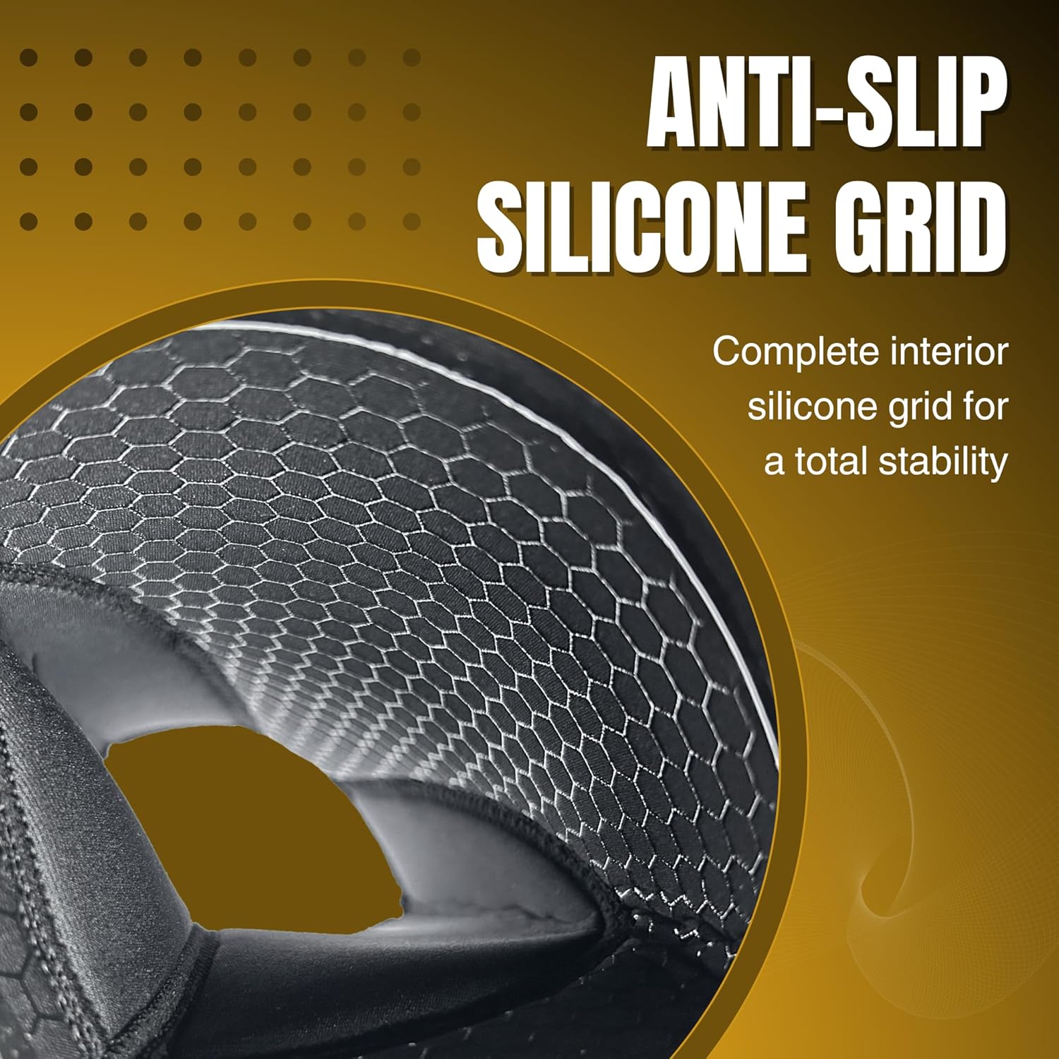 Ginocchiere Palestra Squat 7mm SCR/Neoprene, L - immagine 5