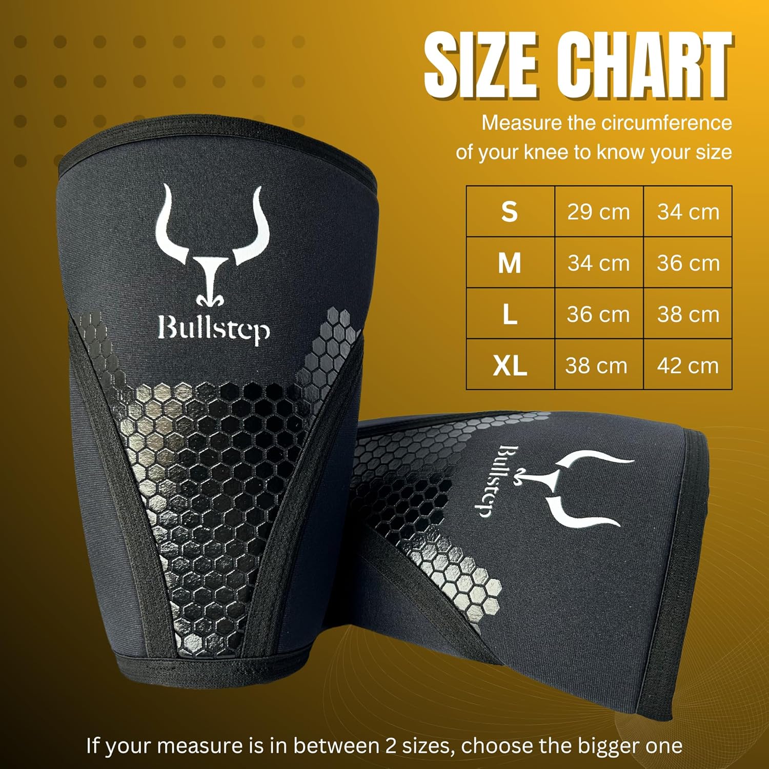 Ginocchiere Palestra Squat 7mm SCR/Neoprene, L - immagine 6