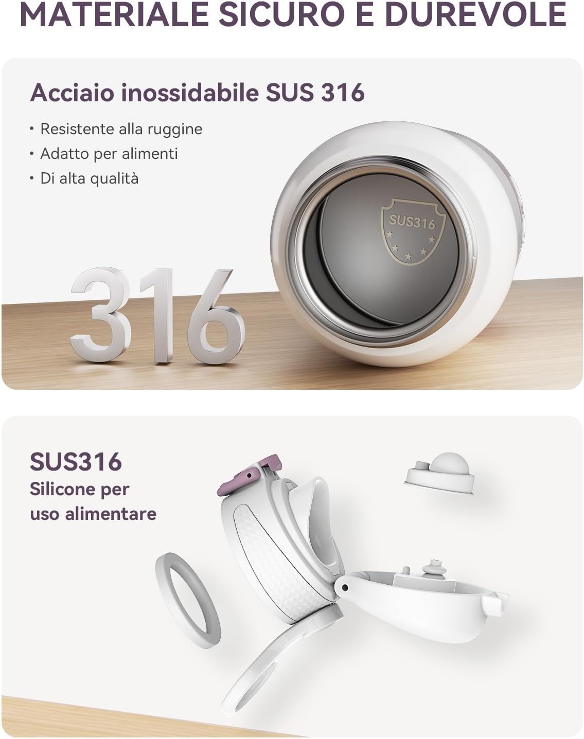 Scaldabiberon Portatile 340ml - immagine 8