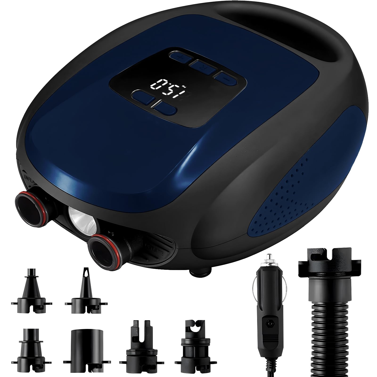 Ruitx Pompa Elettrica SUP 20PSI Portatile 12v DC