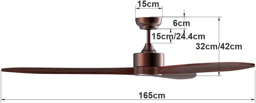 Reiga Ventilatore da Soffitto Smart 165CM DC Motor - immagine 6
