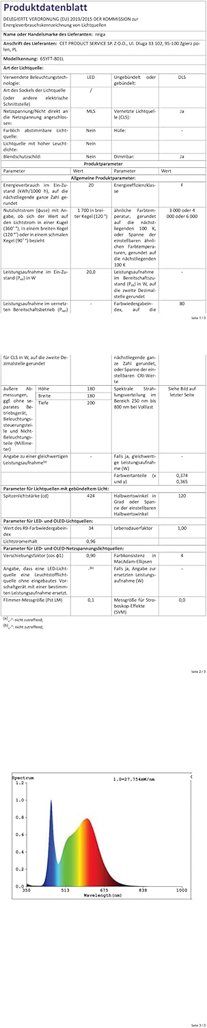 Reiga Ventilatore da Soffitto Smart 165CM DC Motor - immagine 9