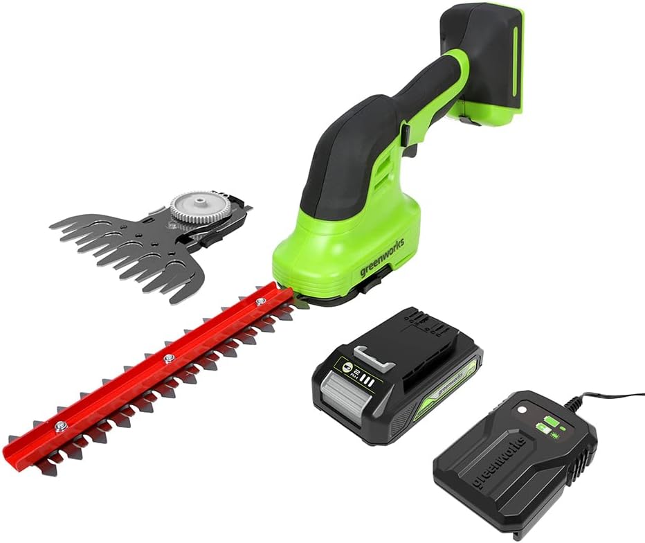 Greenworks G24SHTK2 - Decespugliatore e Tagliaerba 2-in-1