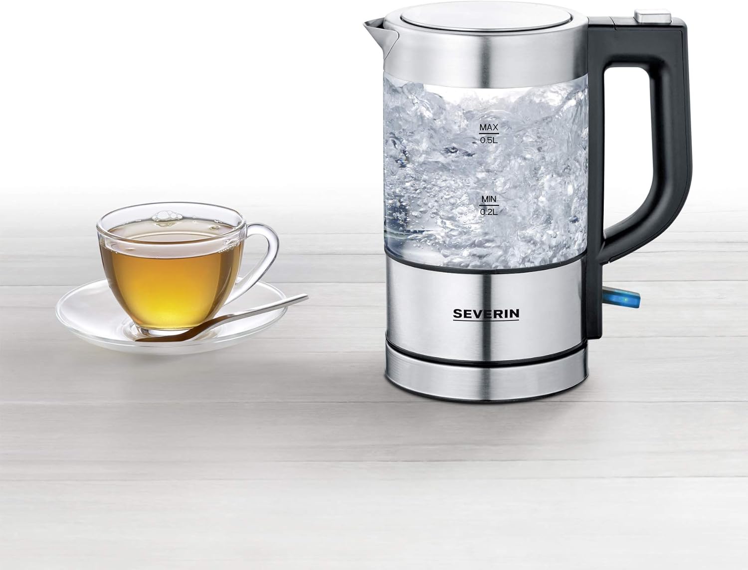 Severin Mini Bollitore in Vetro 0,5 Litri 1100W - immagine 5