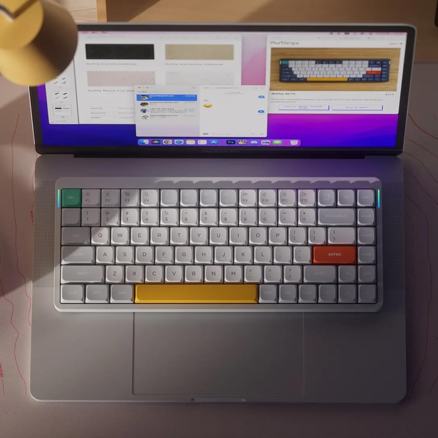 Nuphy Air75 v2 QMK/VIA Tastiera Meccanica Low Profile - immagine 3