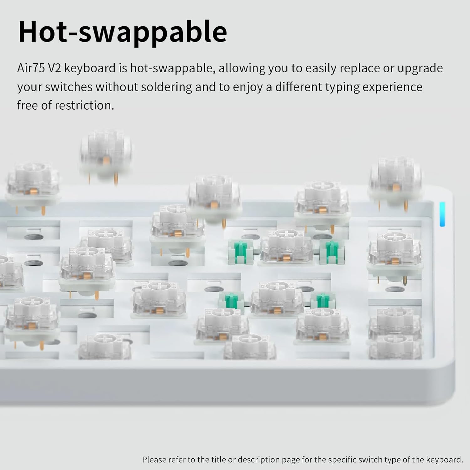 Nuphy Air75 v2 QMK/VIA Tastiera Meccanica Low Profile - immagine 4
