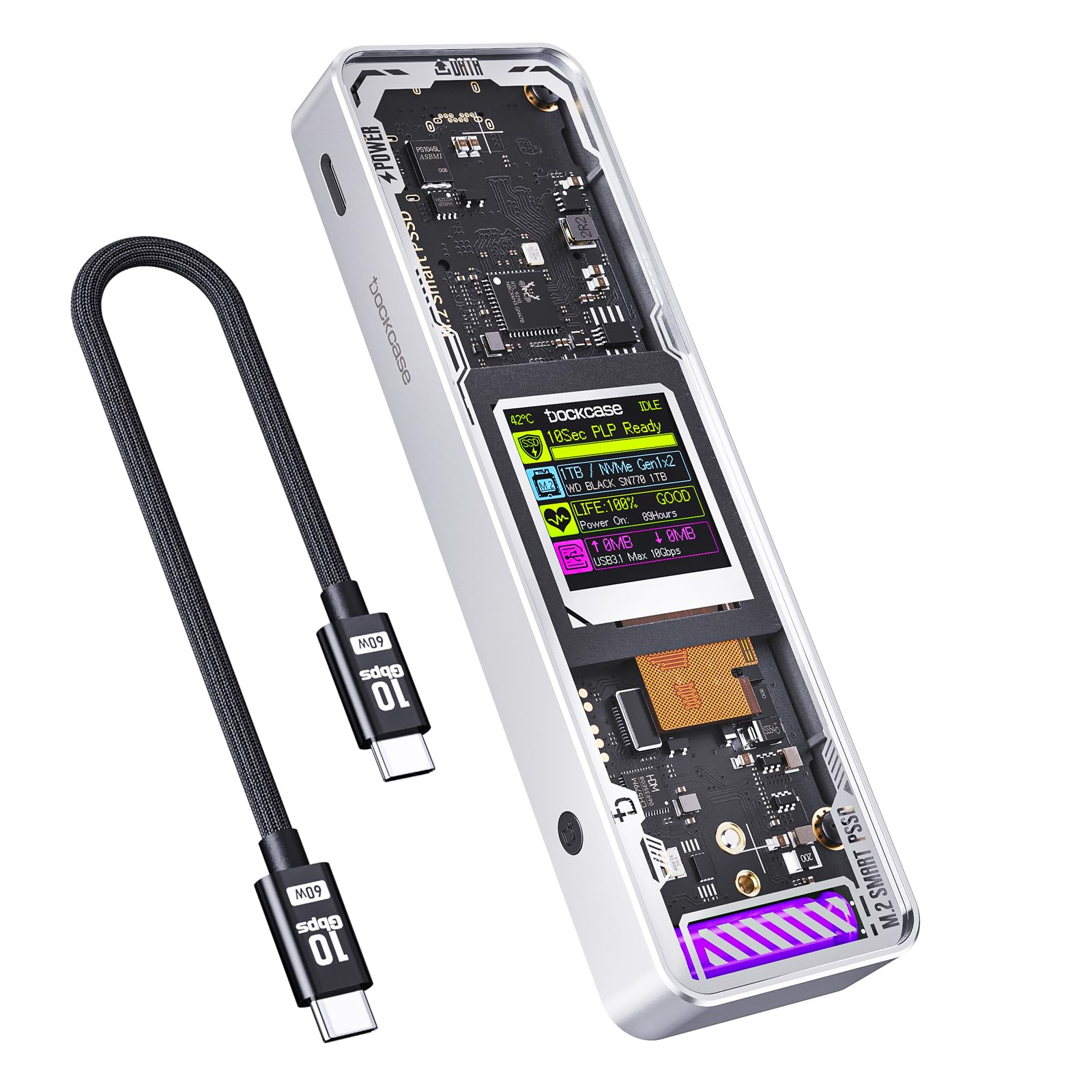 Dockcase Explorer Edition Smart Case SSD M2 NVMe