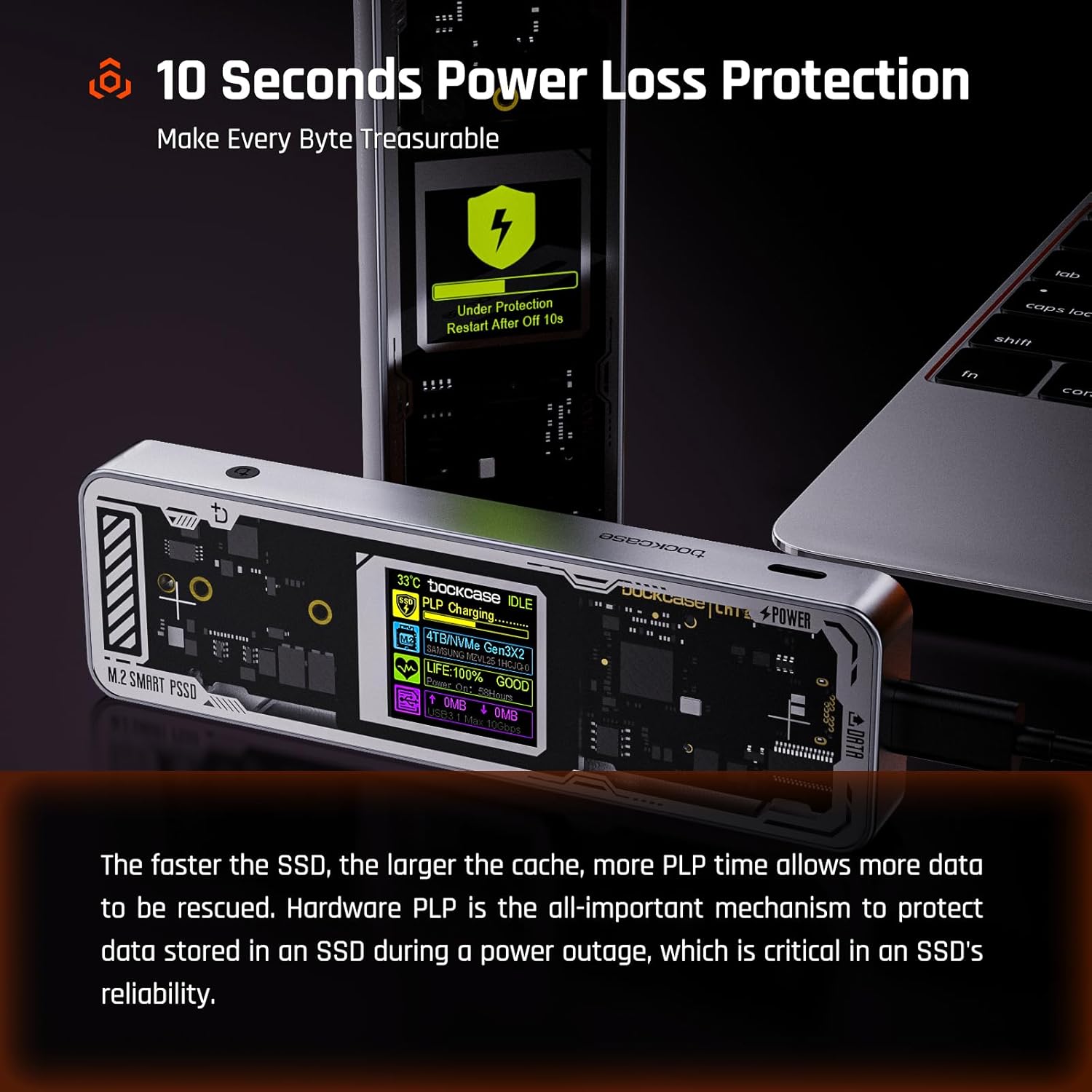 Dockcase Explorer Edition Smart Case SSD M2 NVMe - immagine 2