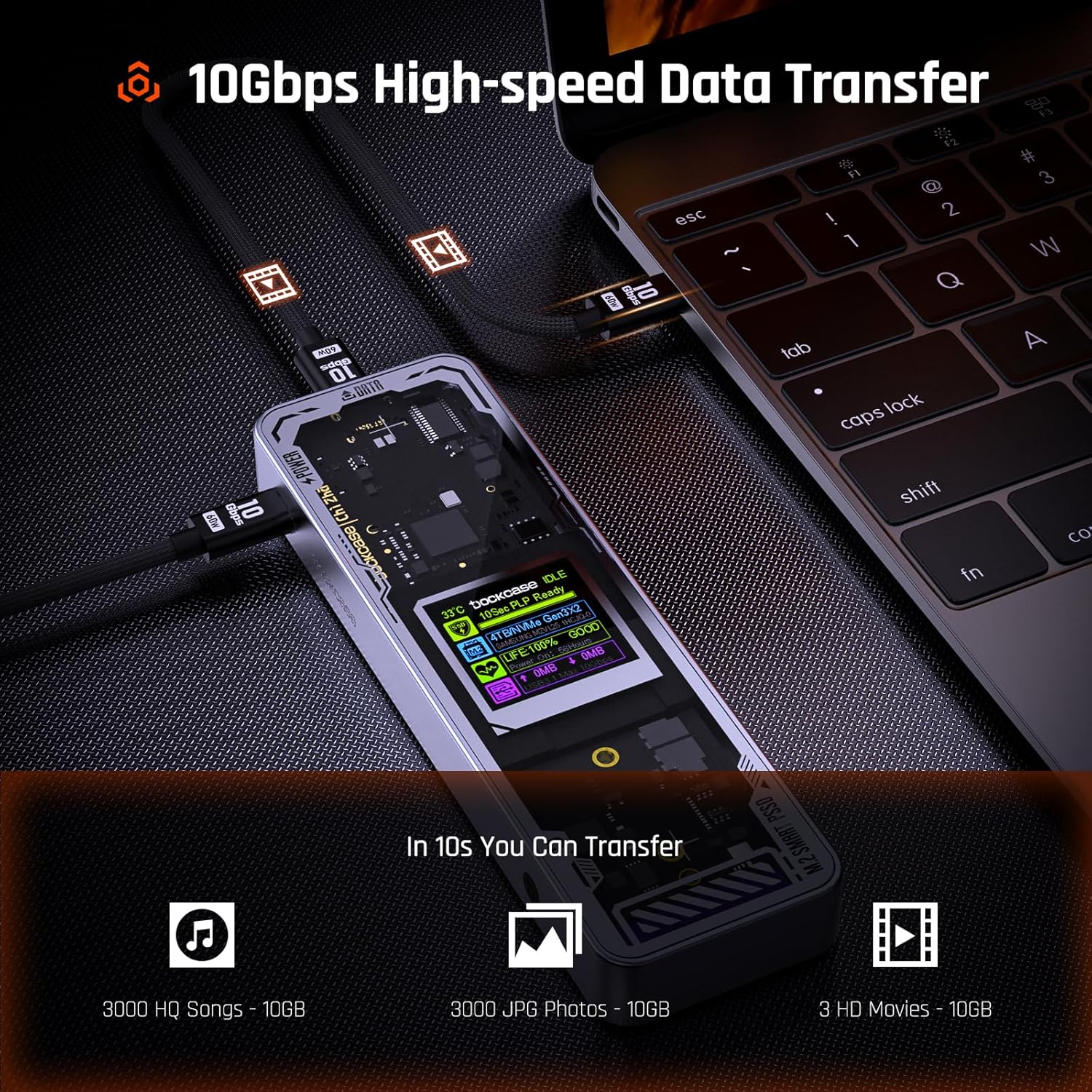 Dockcase Explorer Edition Smart Case SSD M2 NVMe - immagine 6