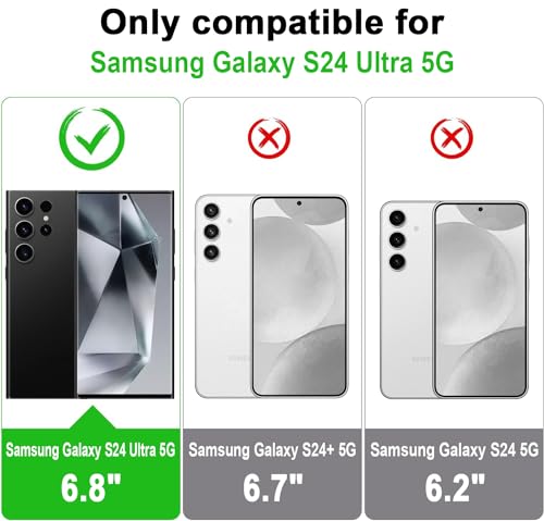 Aroyi Cover per Samsung S24 Ultra 5G - Nero - immagine 2