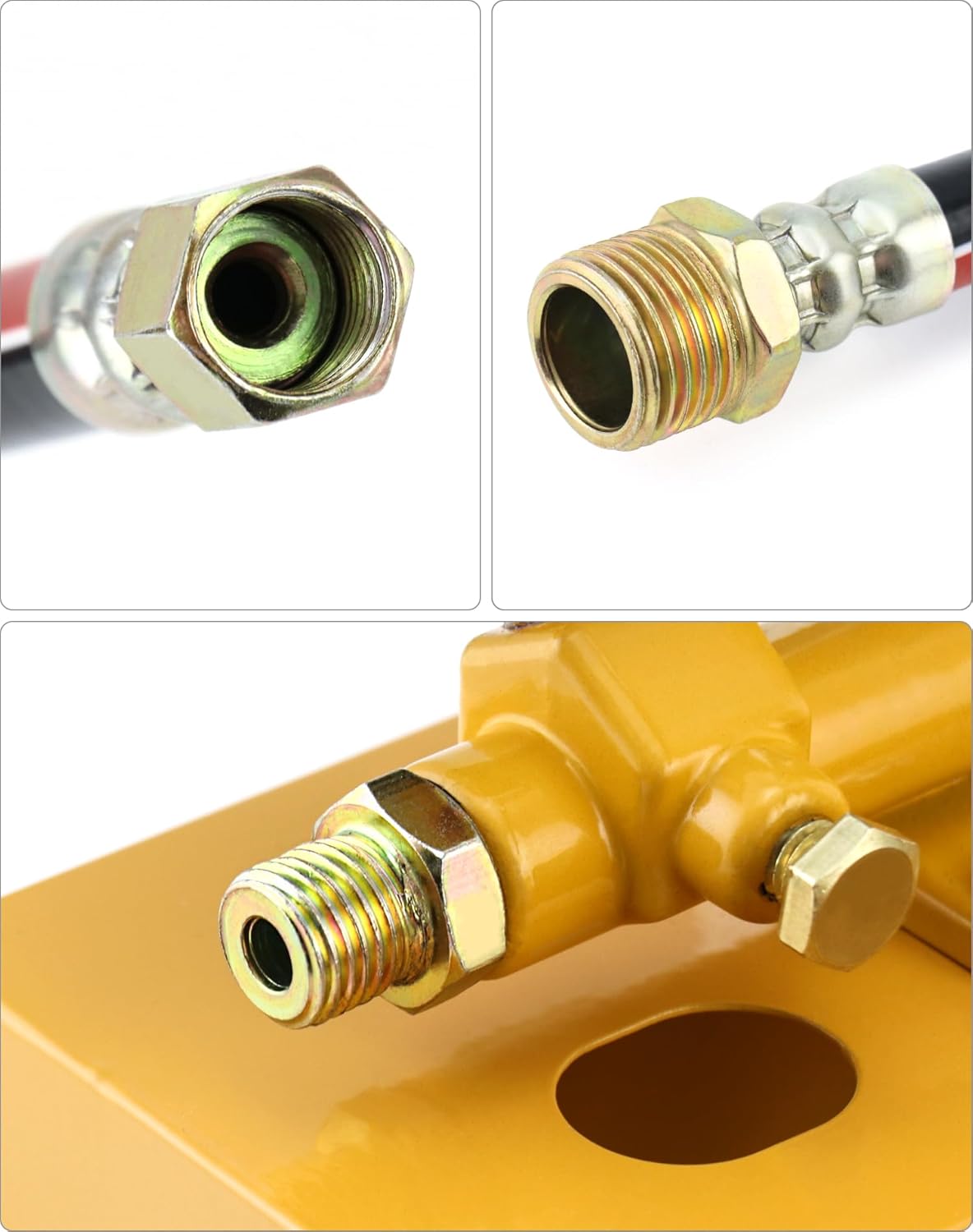 QWORK® Pompa di pressione manuale 25 bar - immagine 5