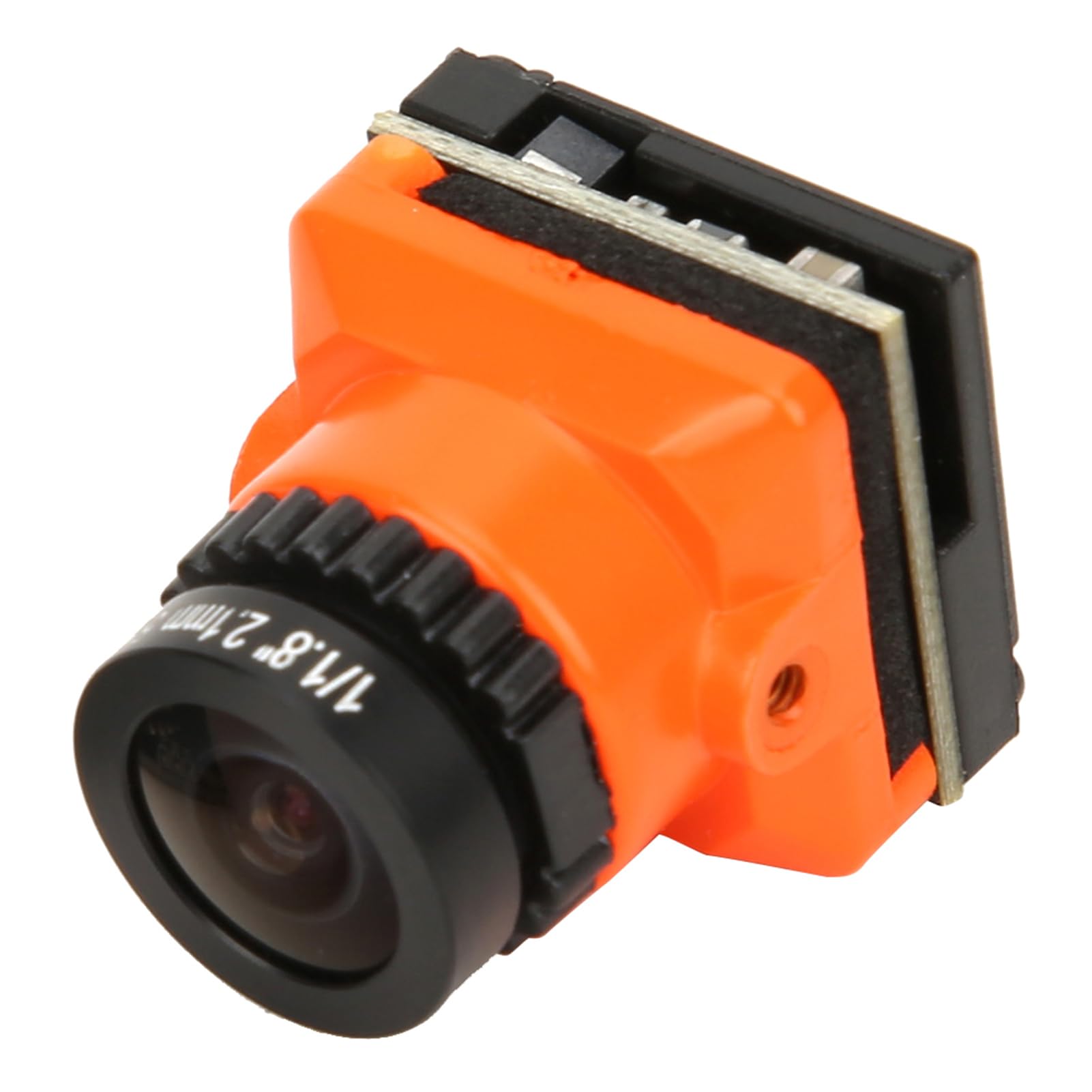 Oumefar FPV Fotocamera 1500TVL 2.1MM Obiettivo OSD, Arancione