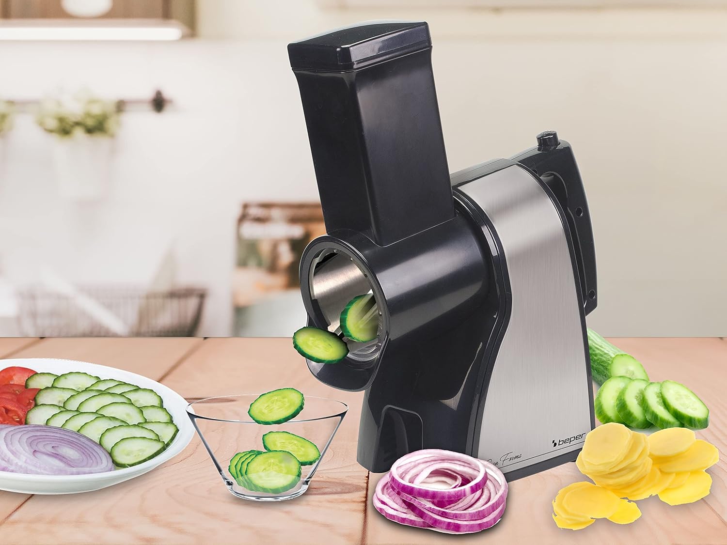 Beper BP.400 - Affetta Verdure e Grattugia Elettrica - immagine 6