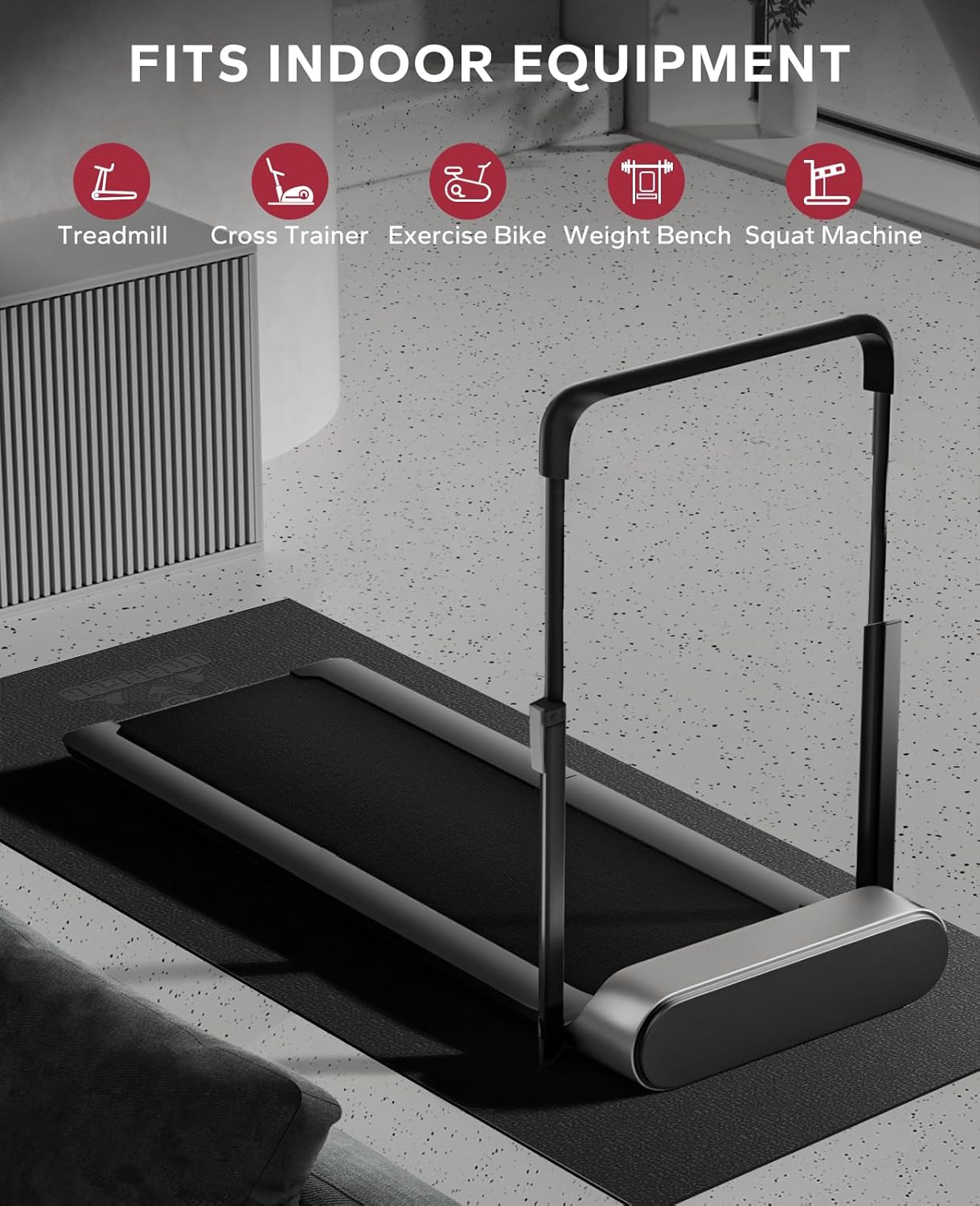 Hapbear Tappetino per Attrezzi da Esercizi 6mm - immagine 5