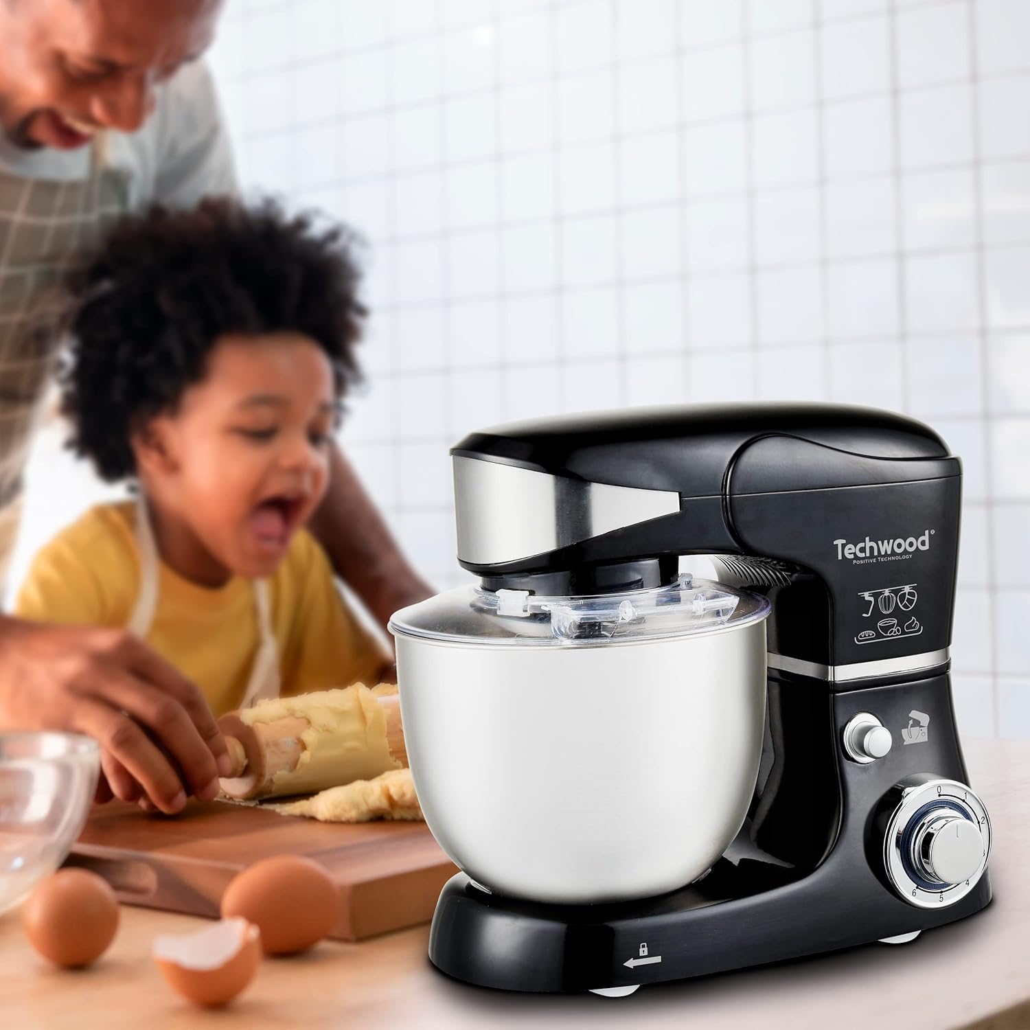 Techwood Robot Petrin-5L-1000W, Nero - immagine 2