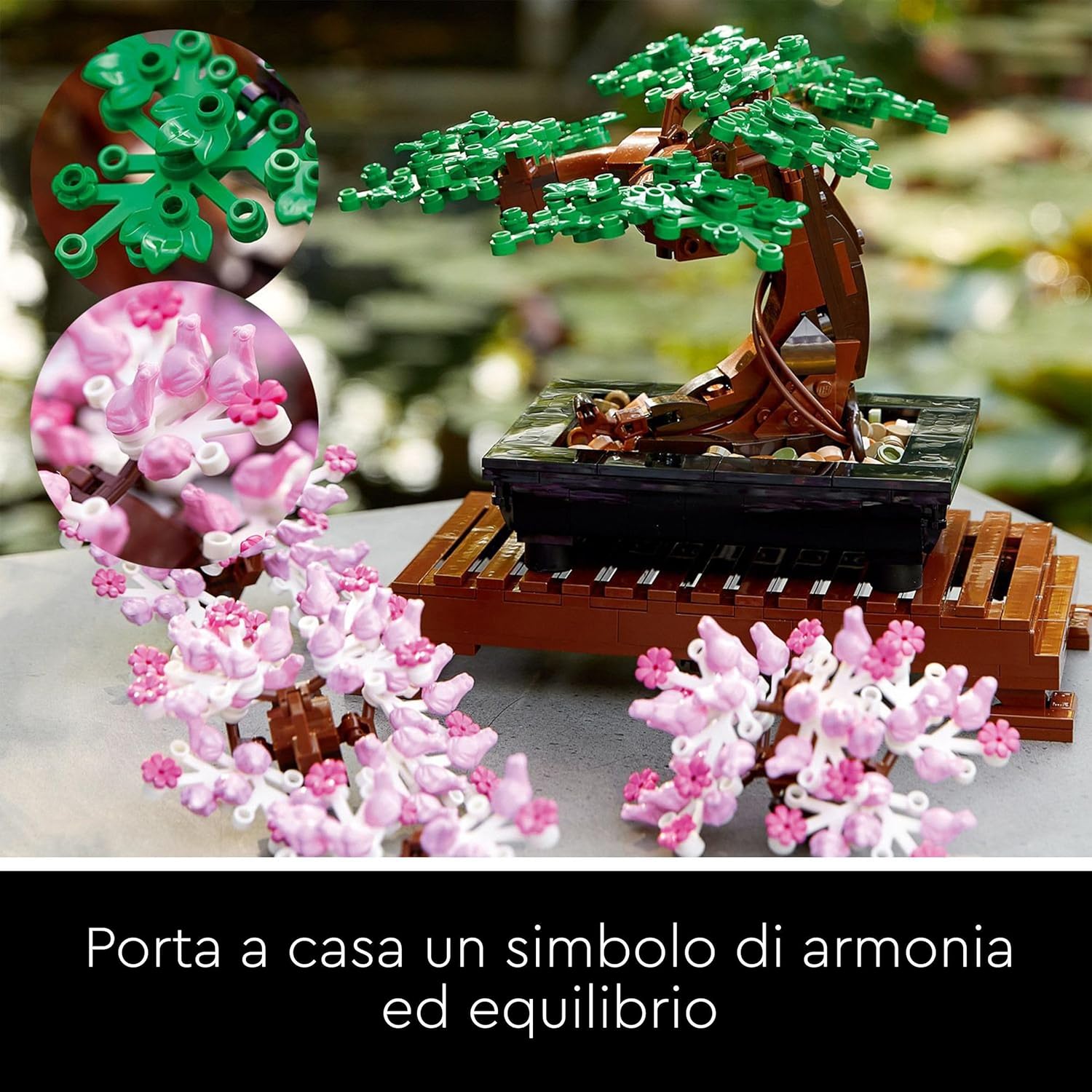 Lego Botanicals Albero Bonsai - Kit Piante Artificiali - immagine 2