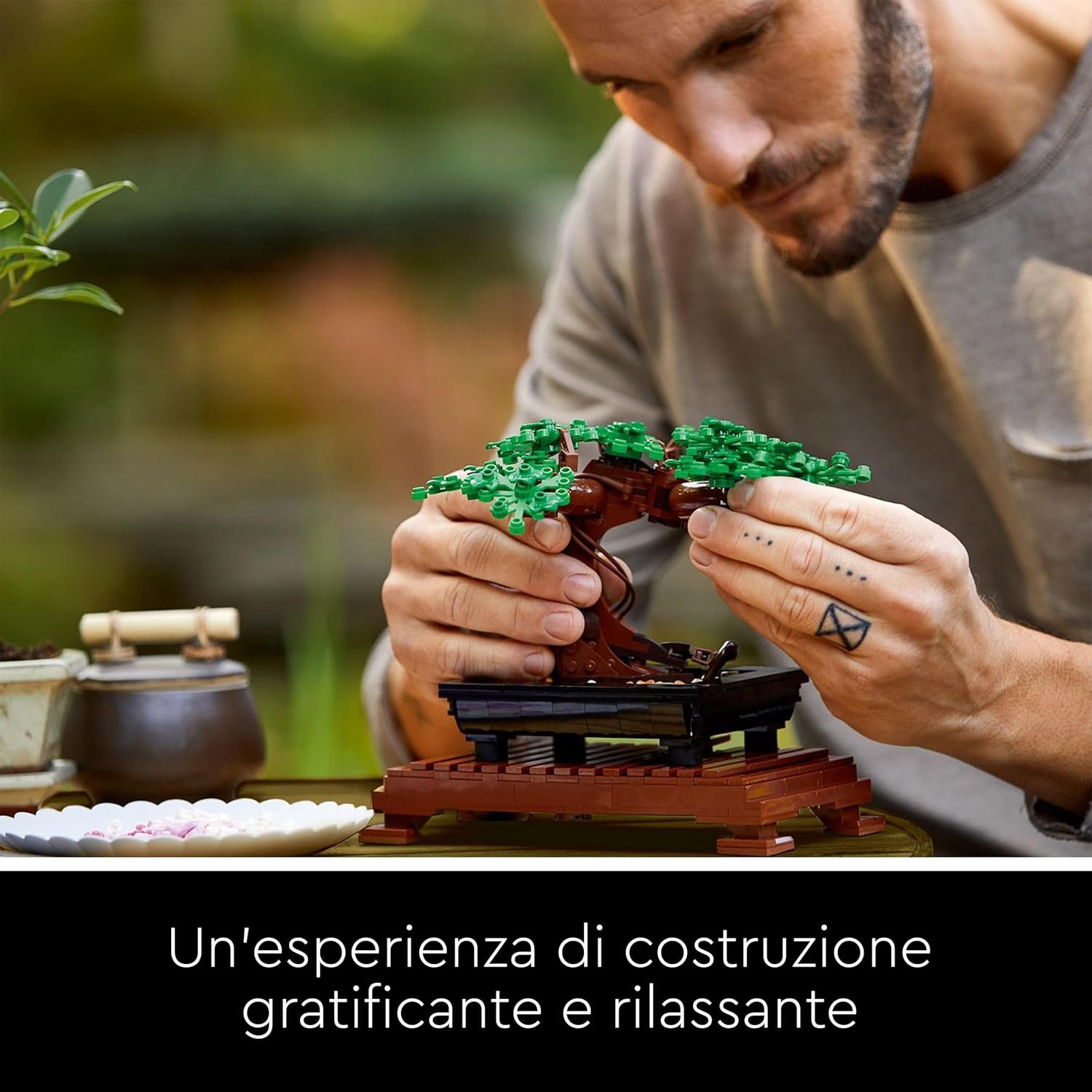 Lego Botanicals Albero Bonsai - Kit Piante Artificiali - immagine 3