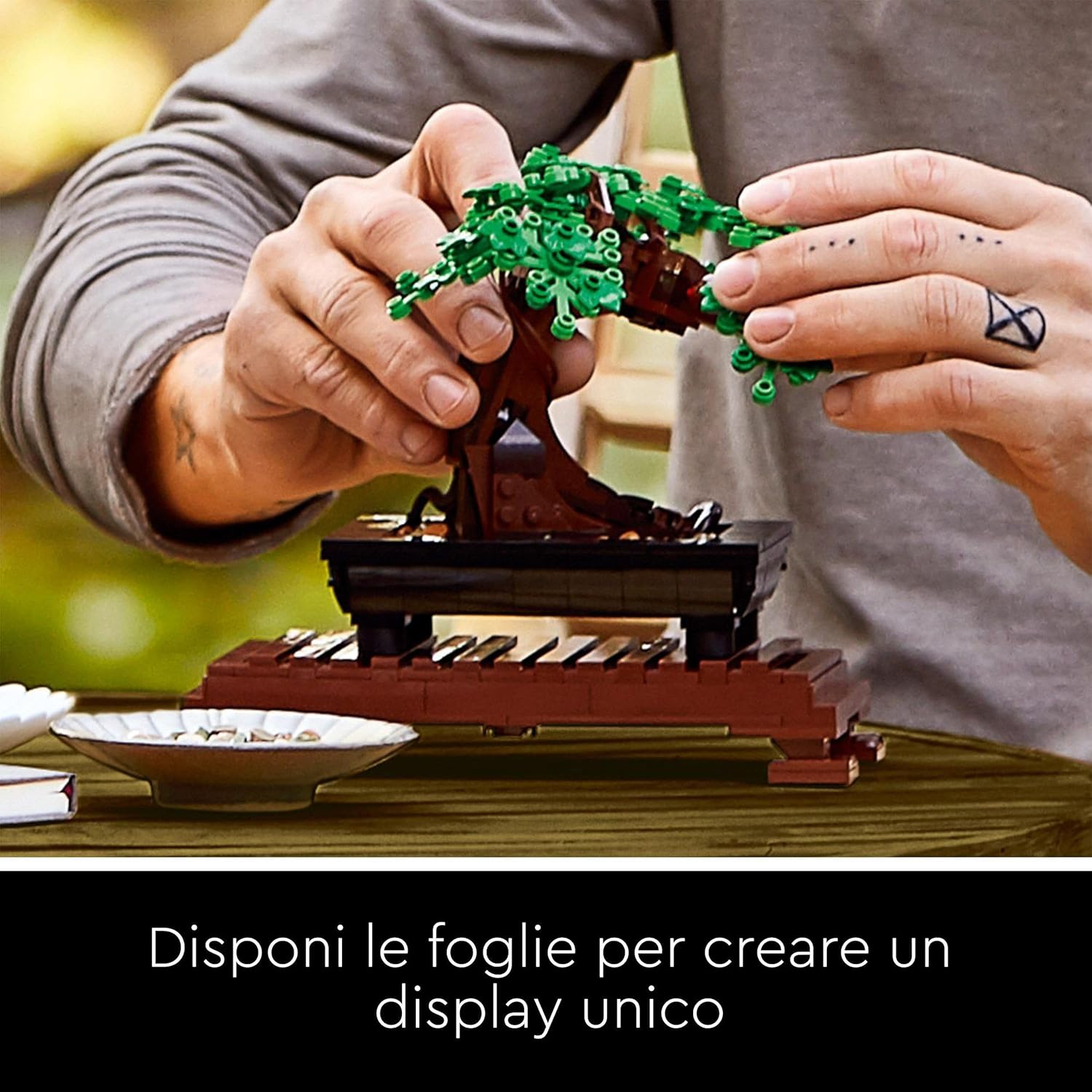 Lego Botanicals Albero Bonsai - Kit Piante Artificiali - immagine 4